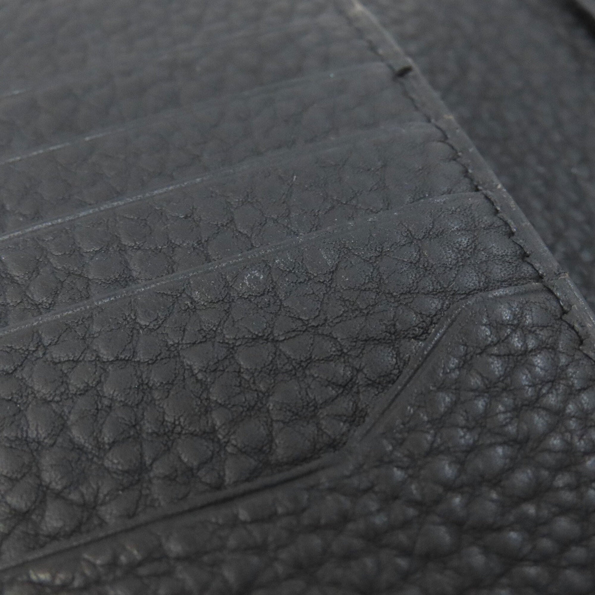 Hermes Mc2 Black Leather Wallet (Bi-Fold) (Pre-Owned)