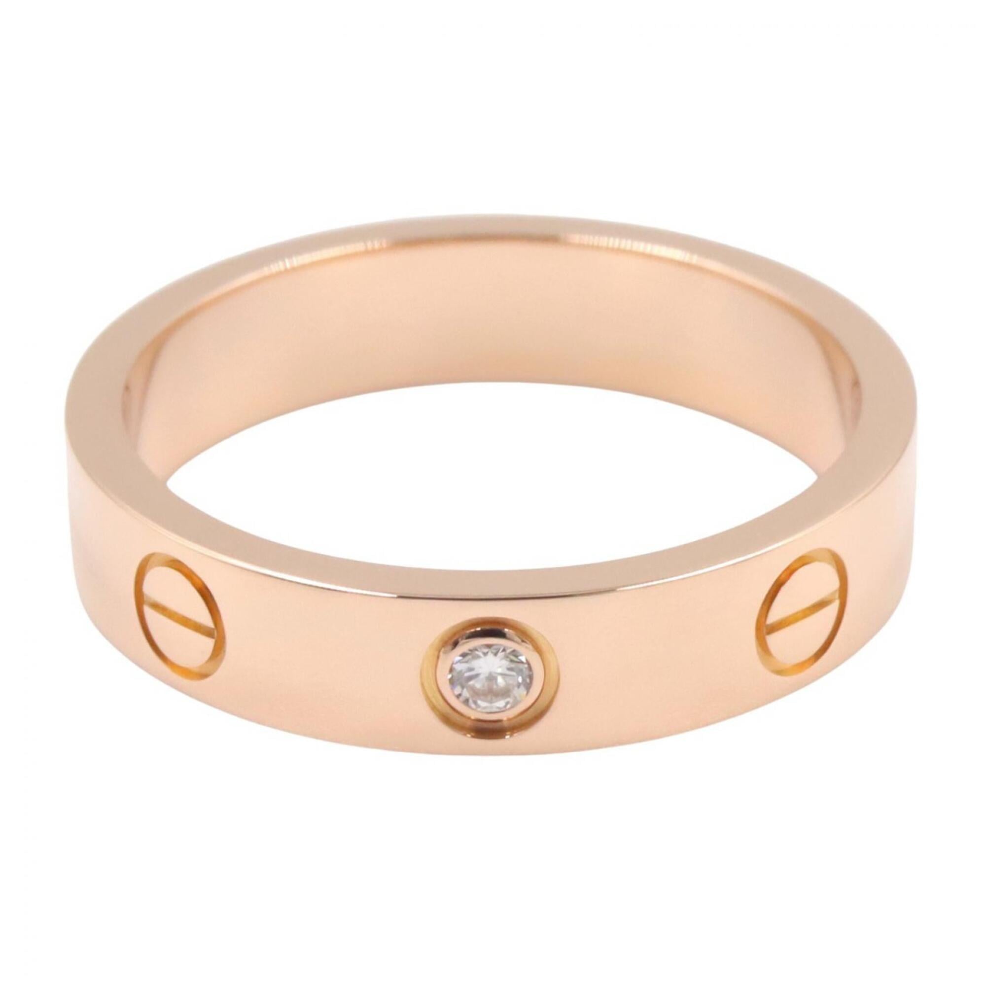 Cartier Gold Clear Pink Gold (18K) Band Ring (Pre-Owned)