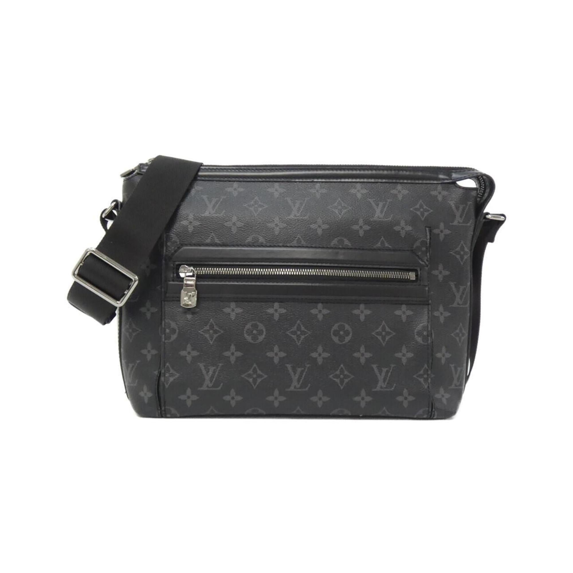 Louis Vuitton Monogram Eclipse Black Coated Canvas Shoulder Bag (Pre-Owned)