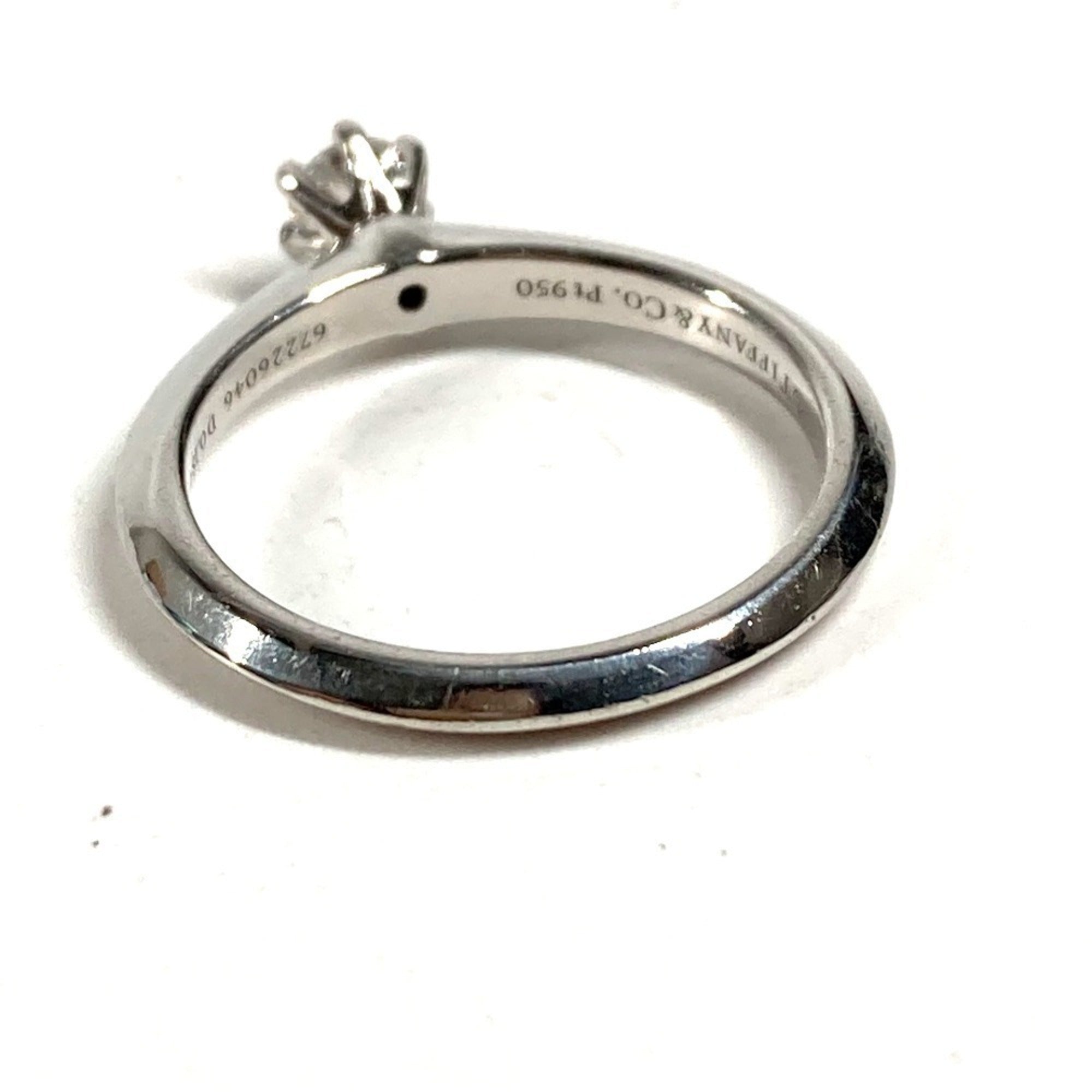 Tiffany Platinum 950 Band Ring (Pre-Owned)