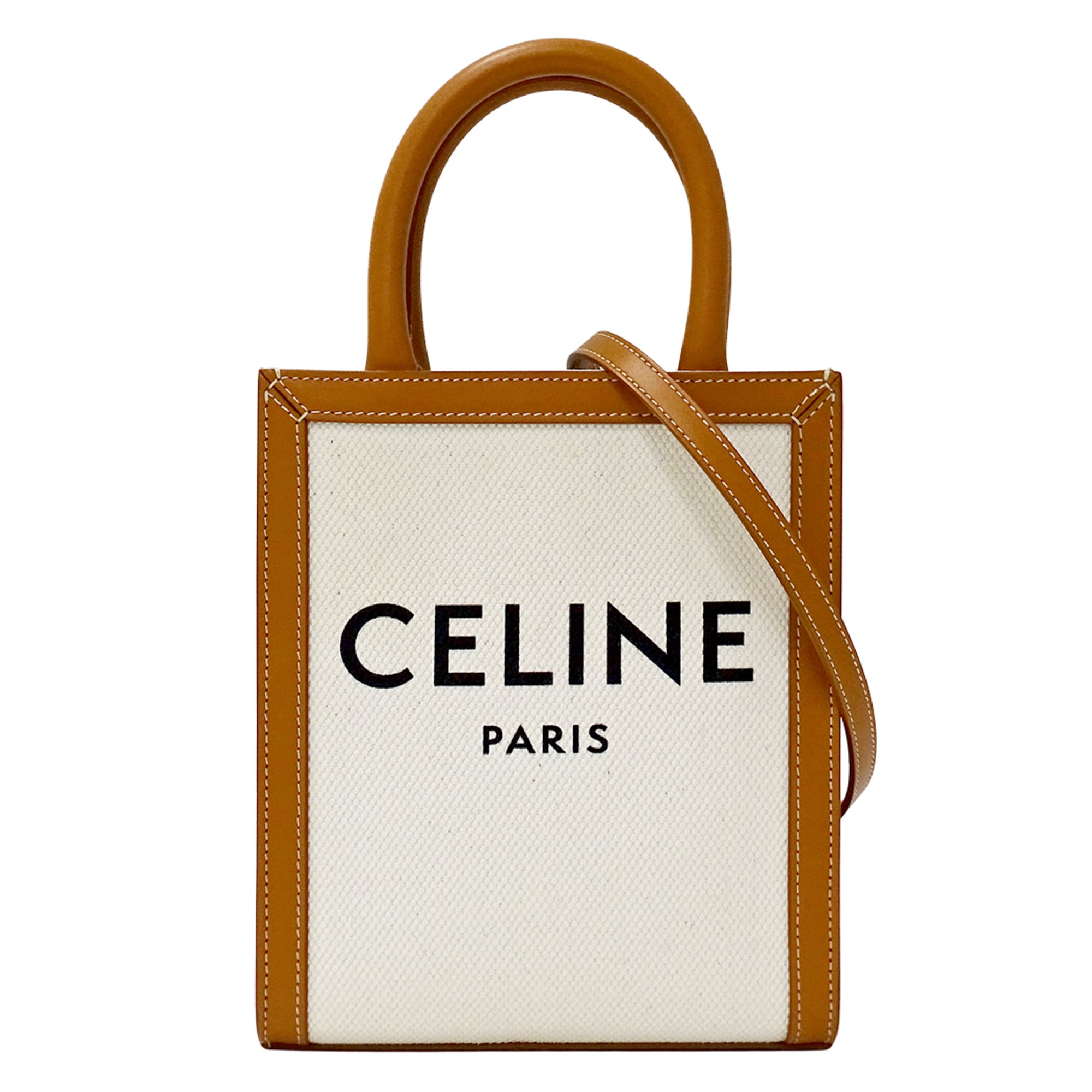 Celine Canvas Handbag Shoulder Bag (Pre-Owned)