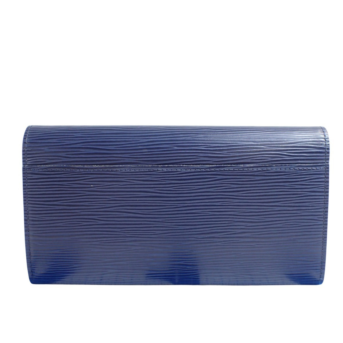 Louis Vuitton Blue Epi Leather Long Wallet (Bi-Fold) (Pre-Owned)