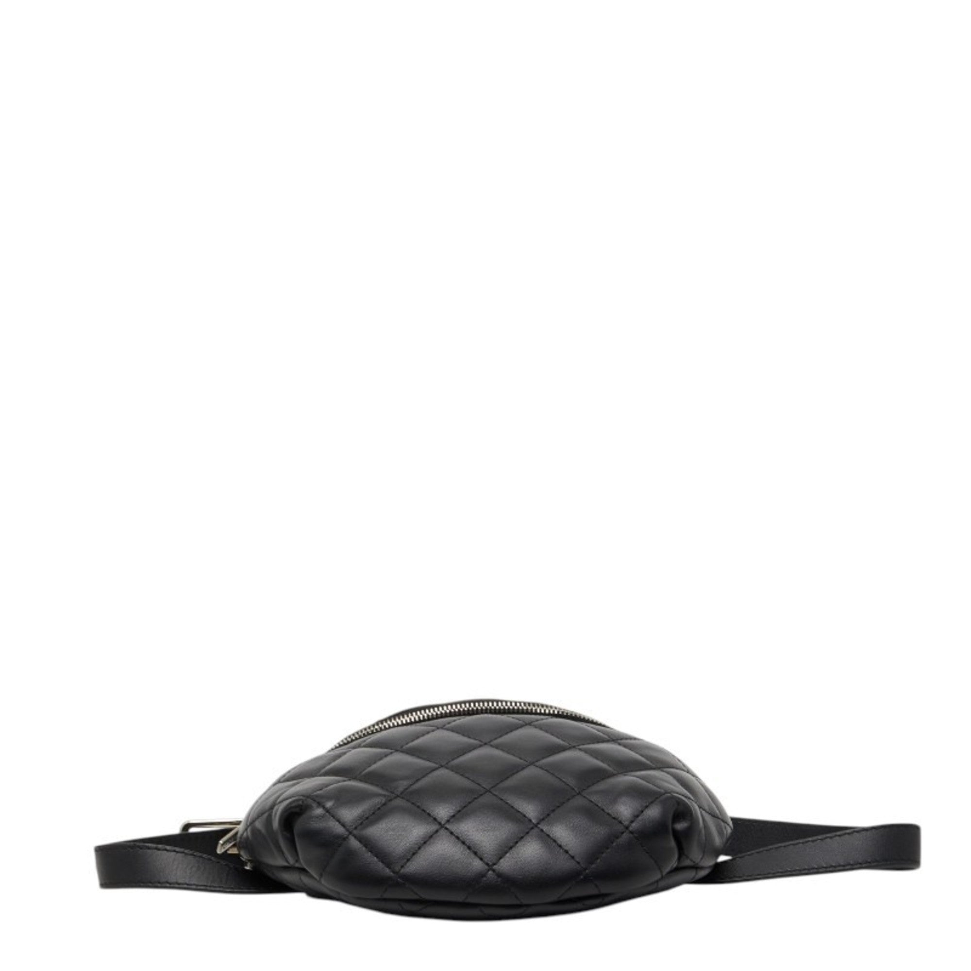 Chanel Black Leather Sling Bag (Pre-Owned)