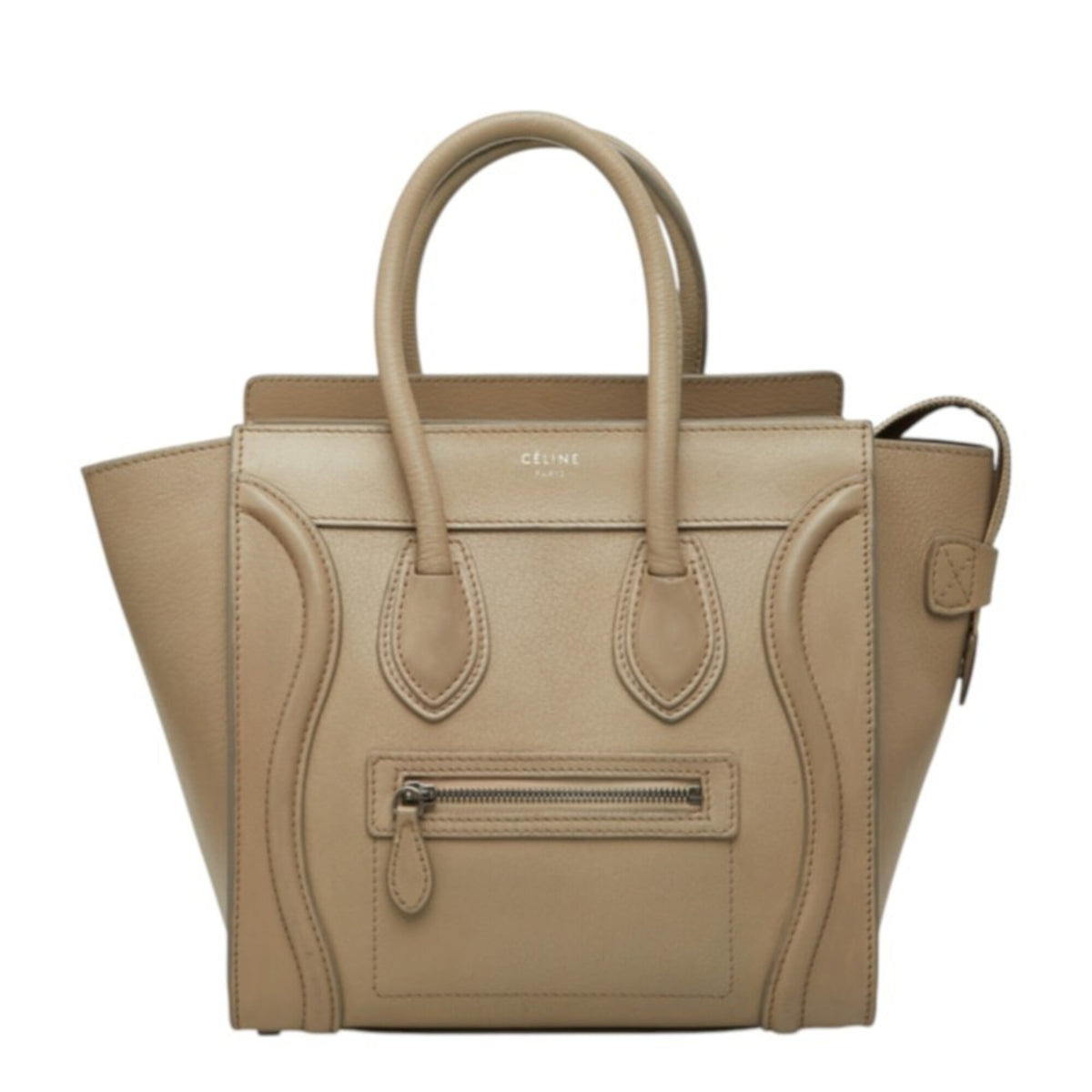 Celine Beige Leather Handbag (Pre-Owned)