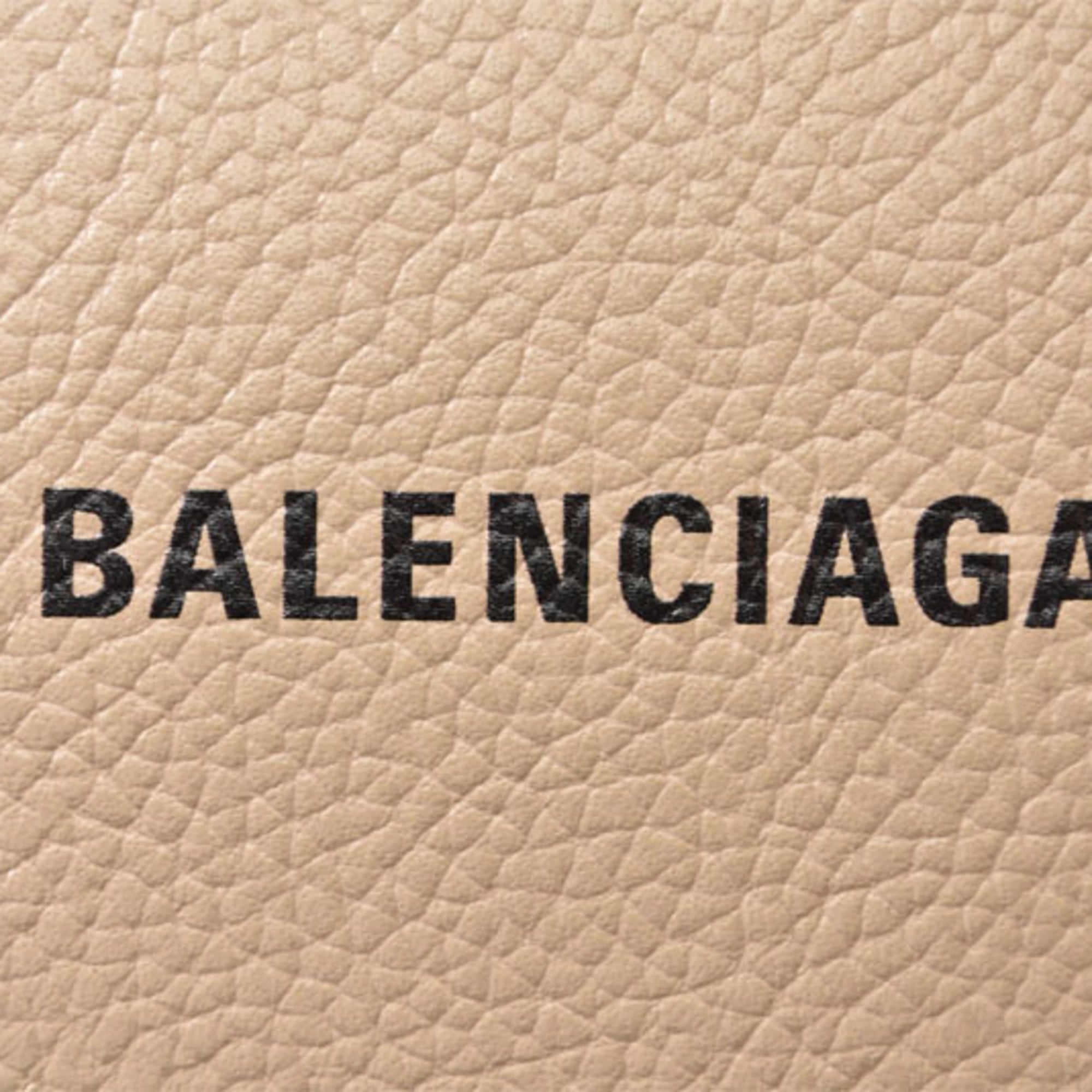 Balenciaga Light Beige Leather Wallet (Bi-Fold) (Pre-Owned)