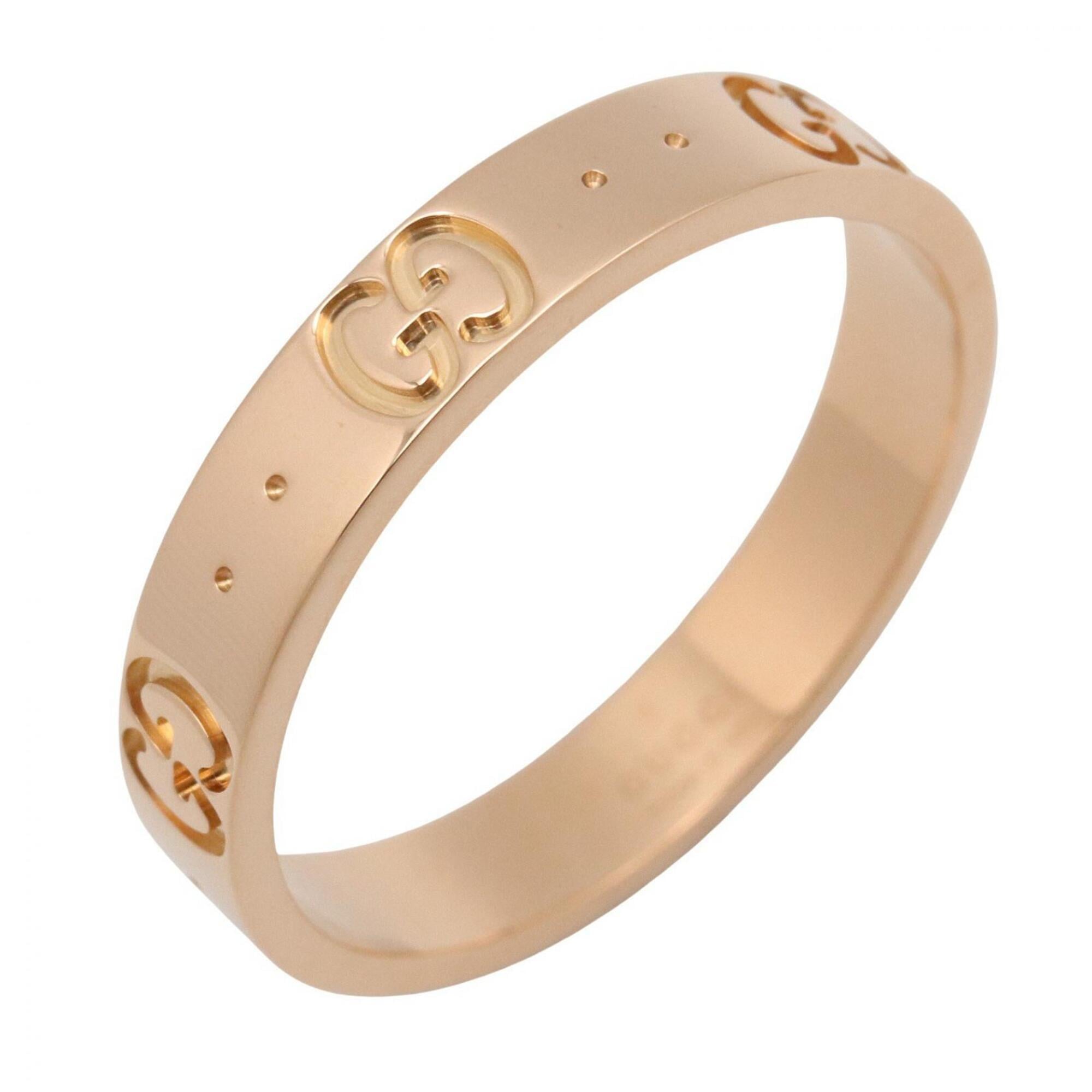 Gucci Gold Pink Gold (18K) Band Ring (Pre-Owned)