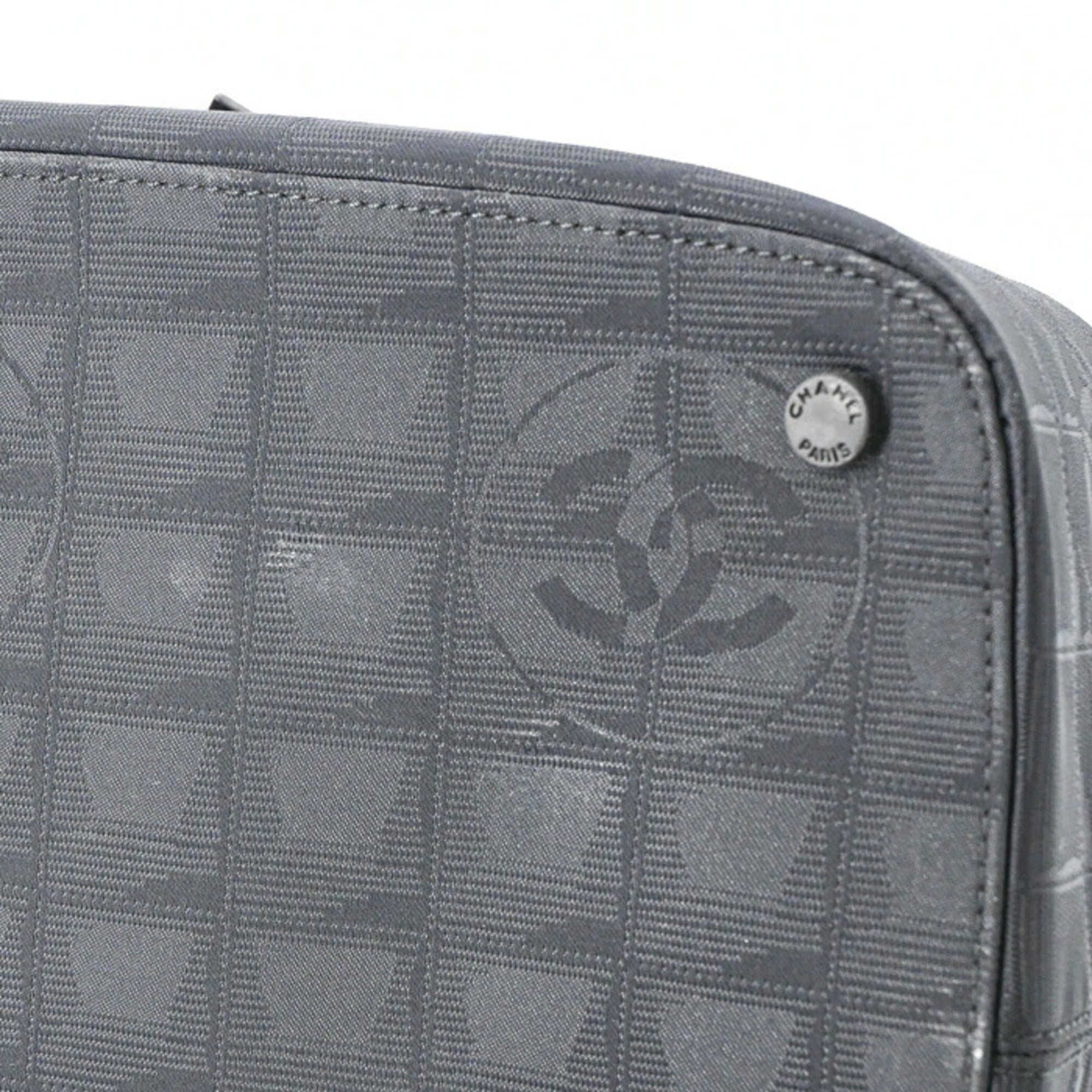 Chanel Black New Travel Line Boston Bag (Pre-Owned)