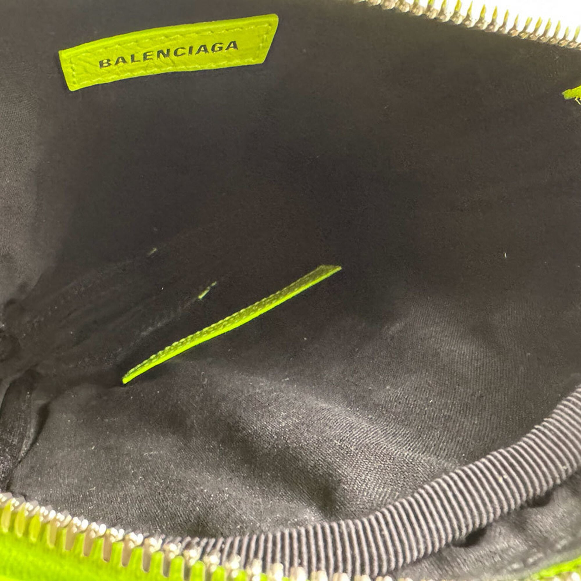Balenciaga Yellow Leather Shoulder Bag (Pre-Owned)
