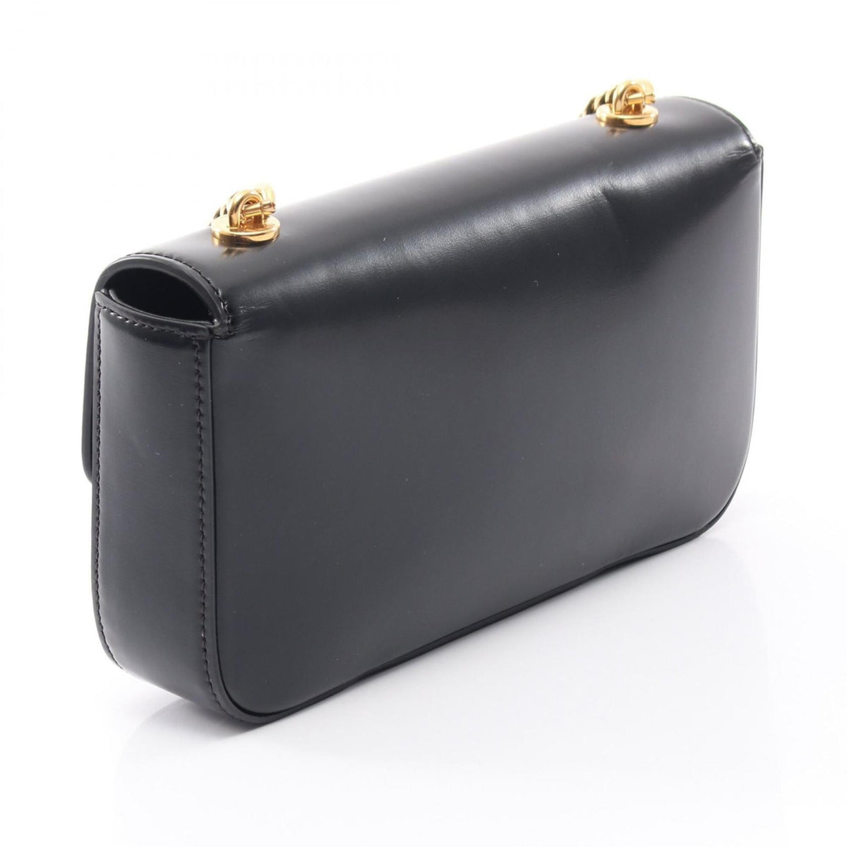 Celine Black Leather Handbag Shoulder Bag (Pre-Owned)