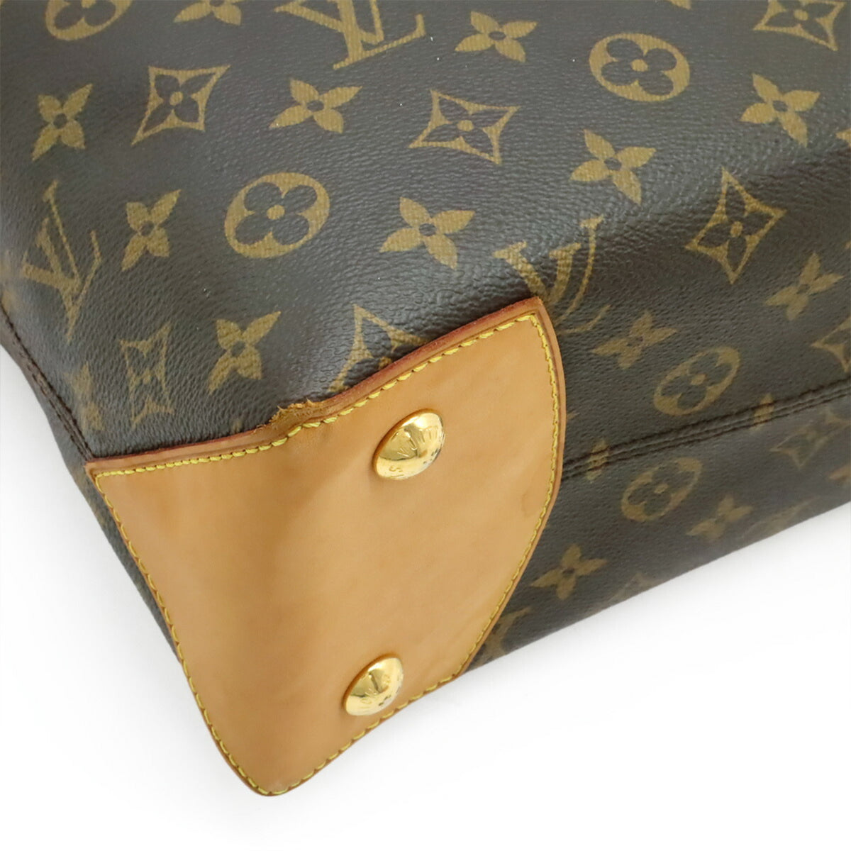 Louis Vuitton Brown Monogram Shoulder Bag Tote Bag (Pre-Owned)