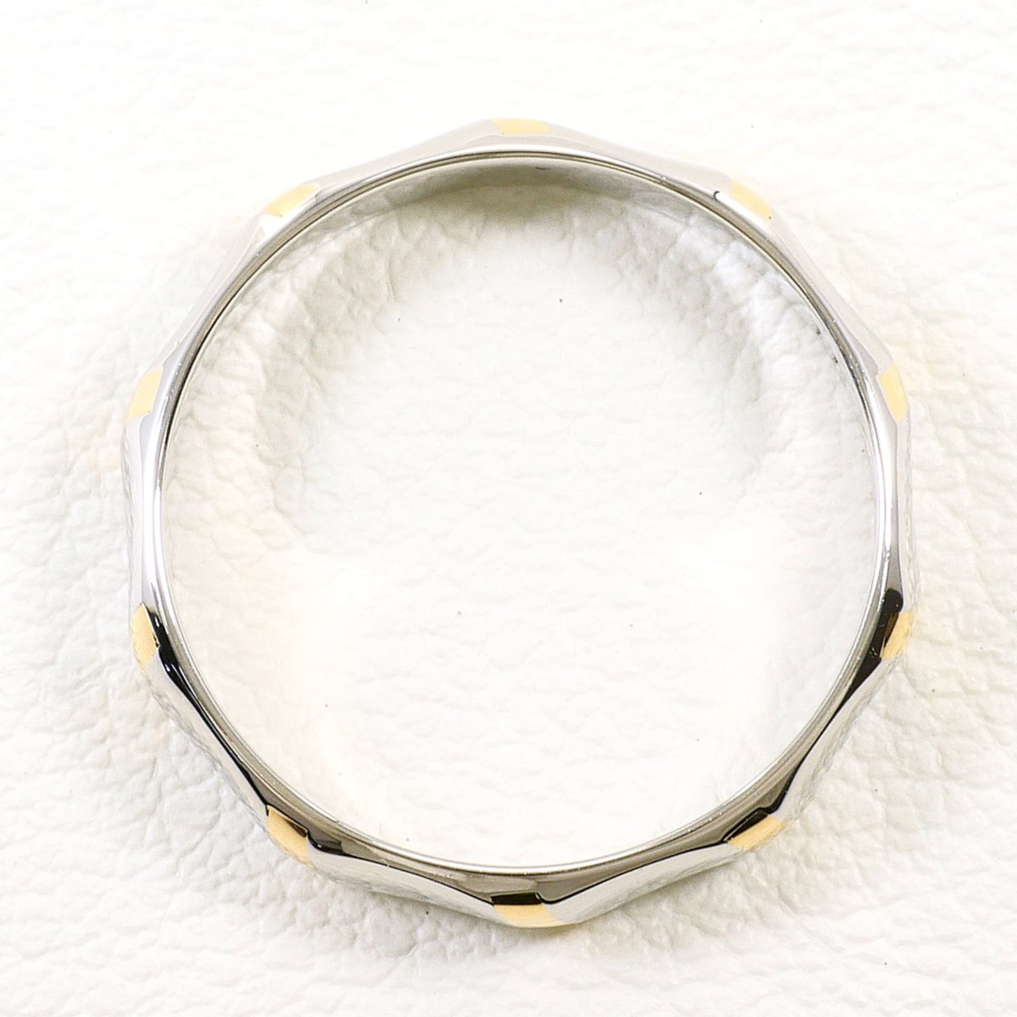 Celine Yellow Gold (18K) Platinum 850 Band Ring (Pre-Owned)
