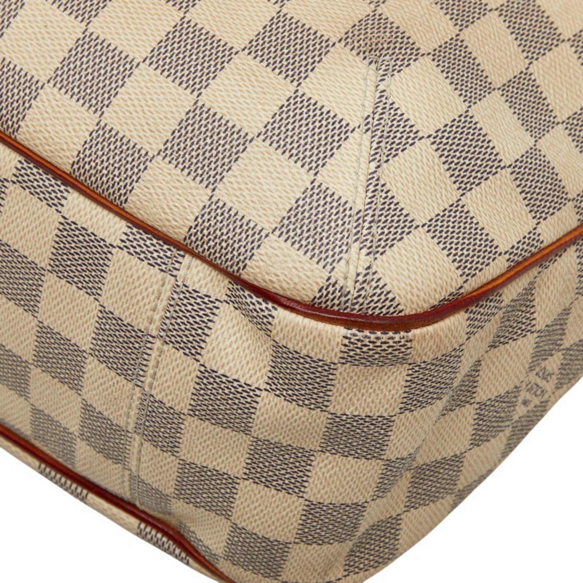 Louis Vuitton White Pvc Leather Handbag Shoulder Bag (Pre-Owned)
