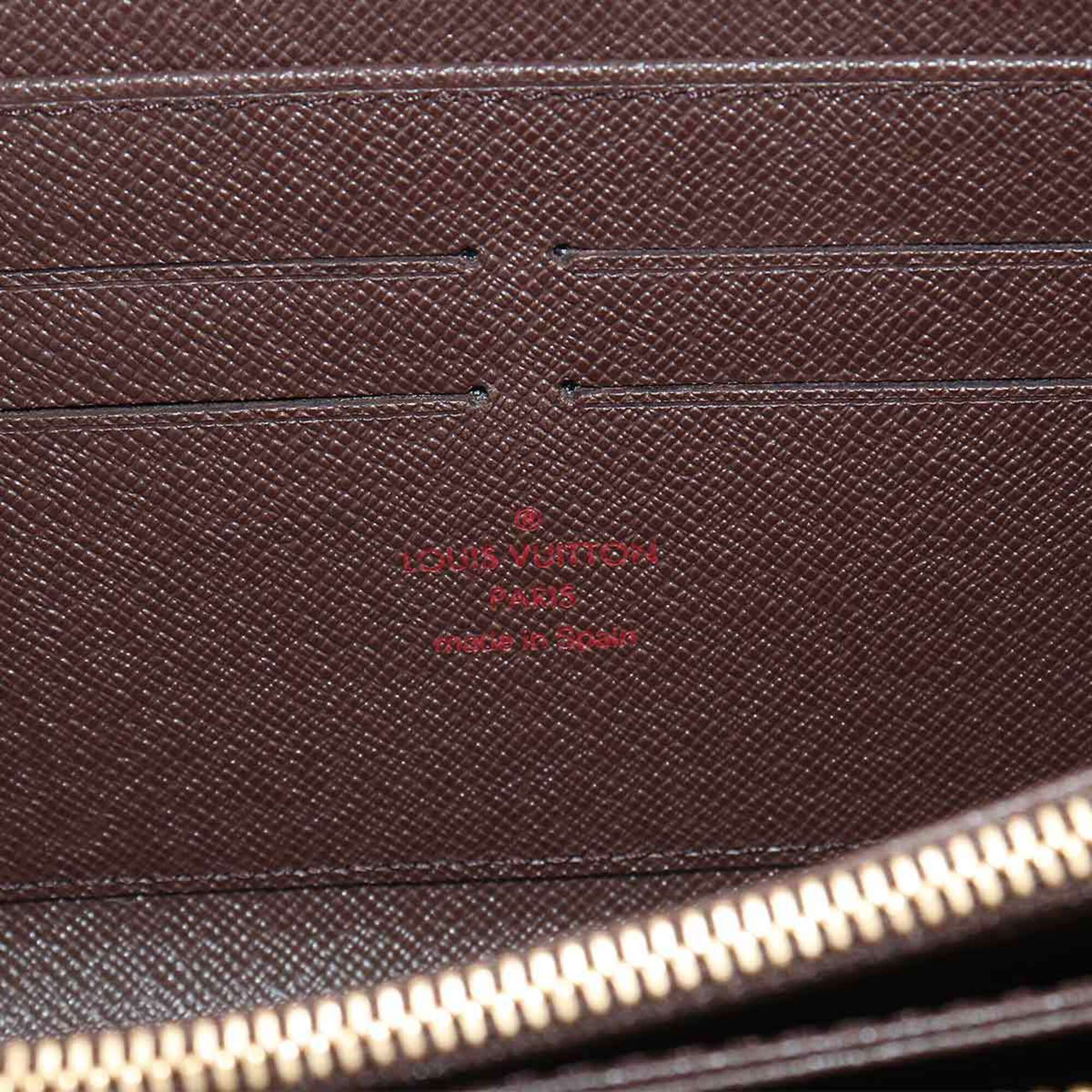 Louis Vuitton Damier Ebene Damier Canvas Long Wallet (Bi-Fold) (Pre-Owned)
