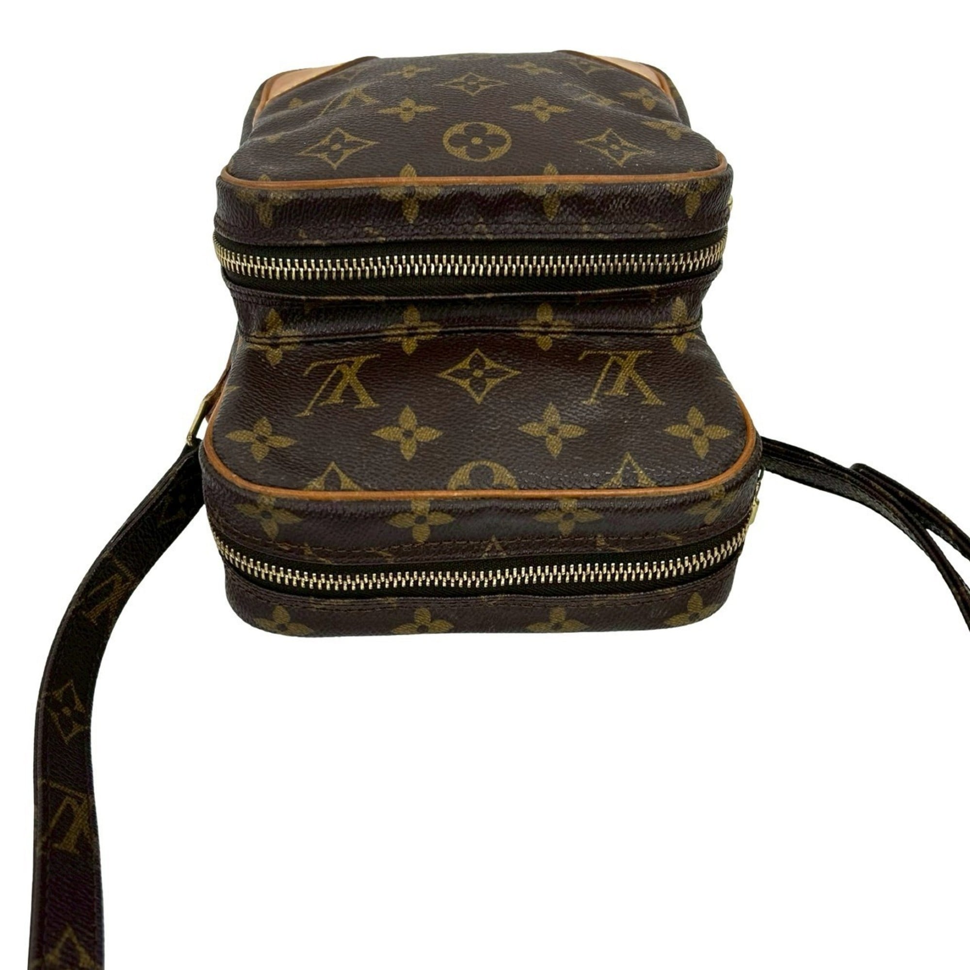 Louis Vuitton Brown Leather Pvc Pochette Shoulder Bag (Pre-Owned)