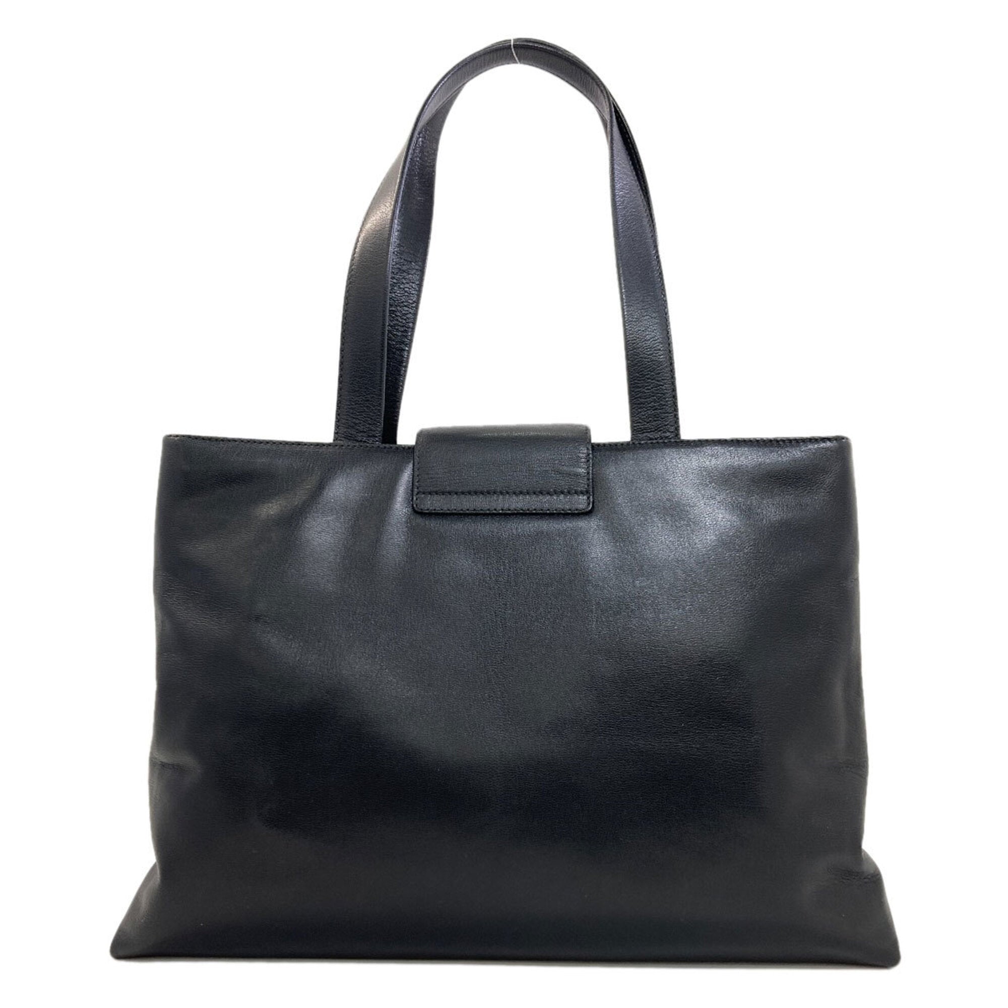 Bvlgari Black Leather Handbag (Pre-Owned)