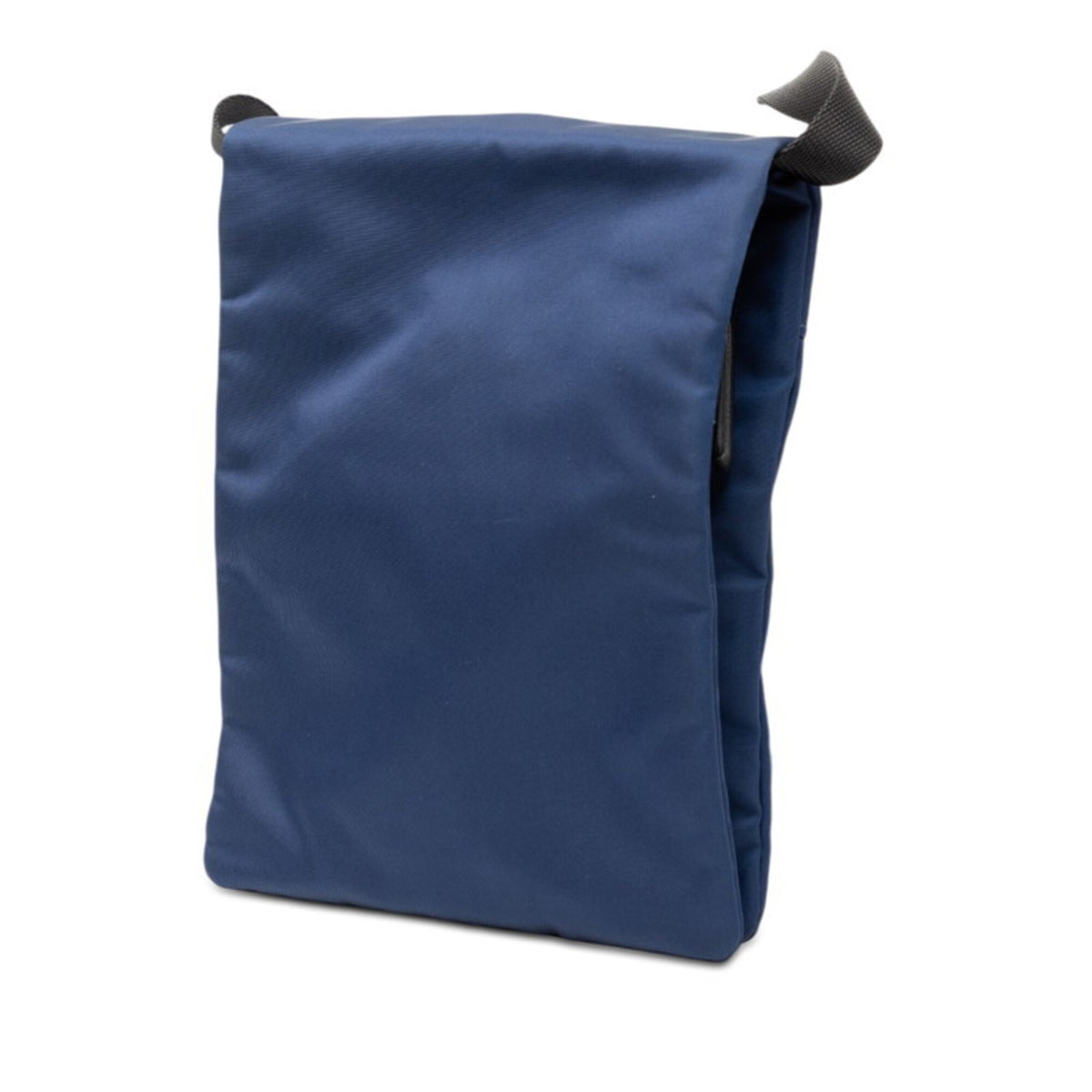 Prada Navy Black Nylon Shoulder Bag (Pre-Owned)