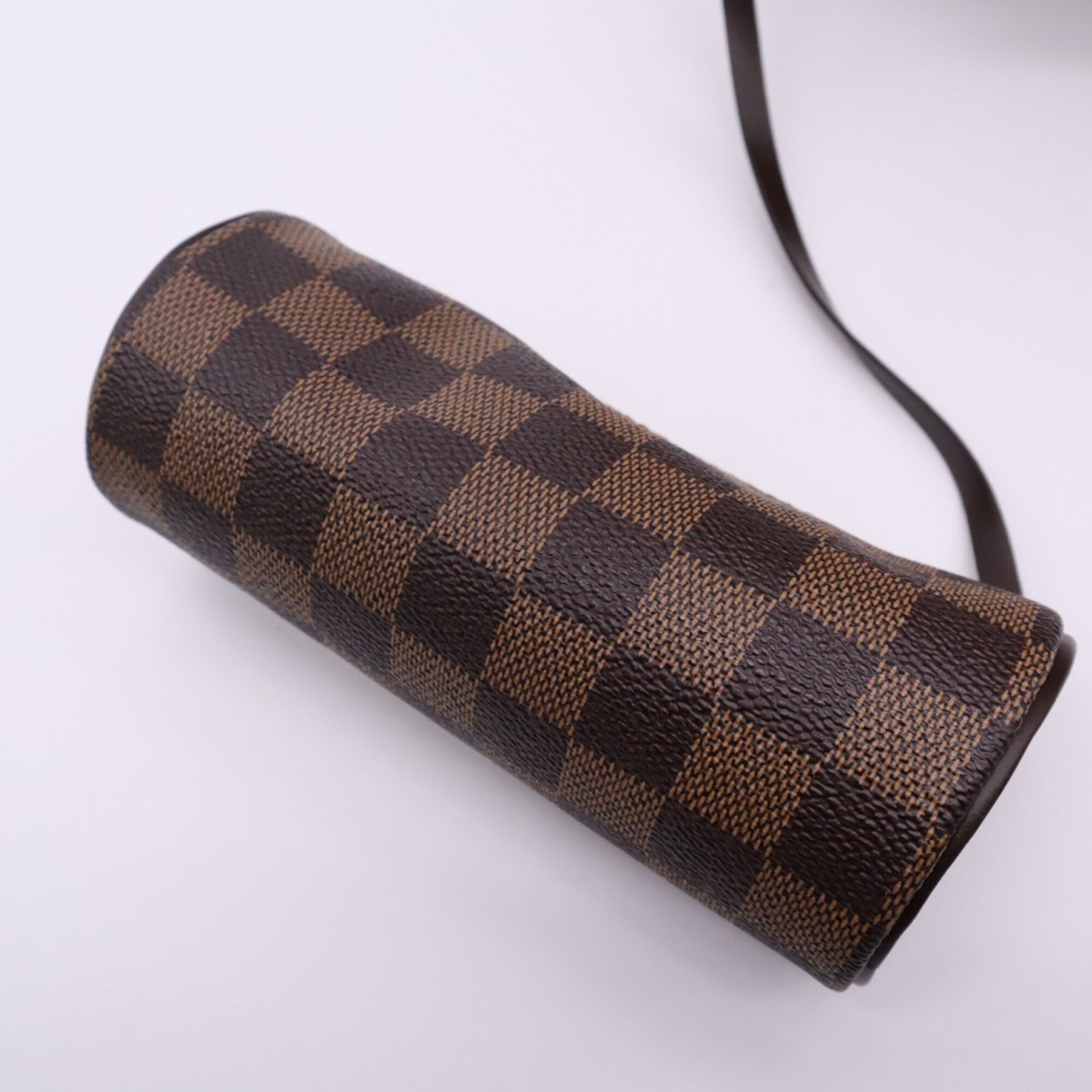 Louis Vuitton Damier Beige Brown Coated Canvas Leather Handbag (Pre-Owned)