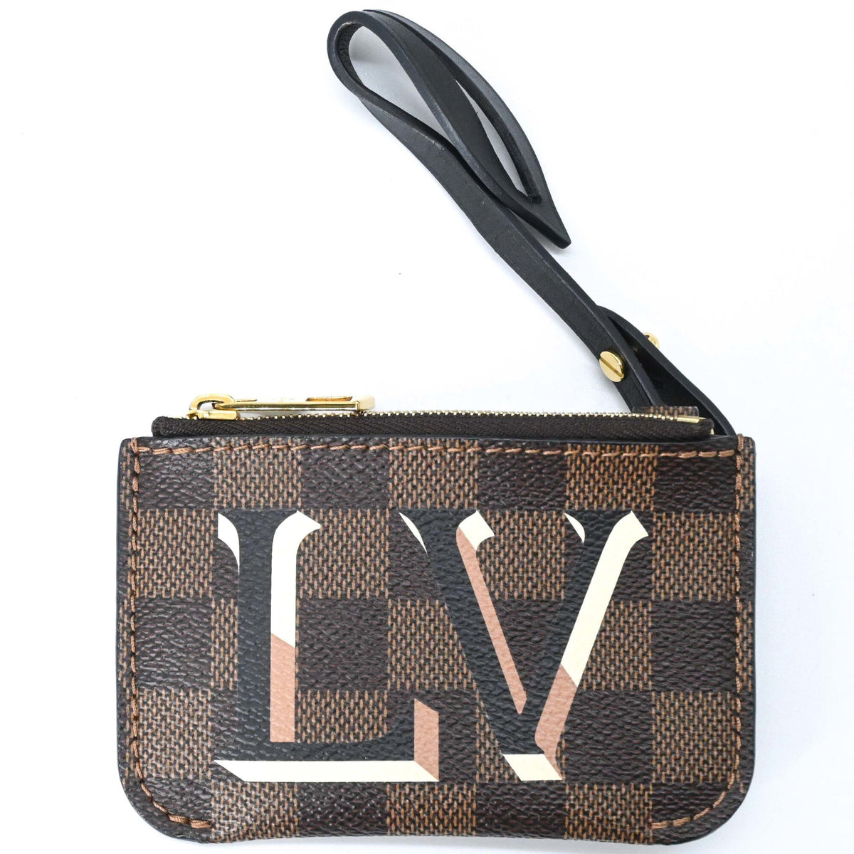 Louis Vuitton Damier Brown Damier Canvas Handbag Shoulder Bag (Pre-Owned)