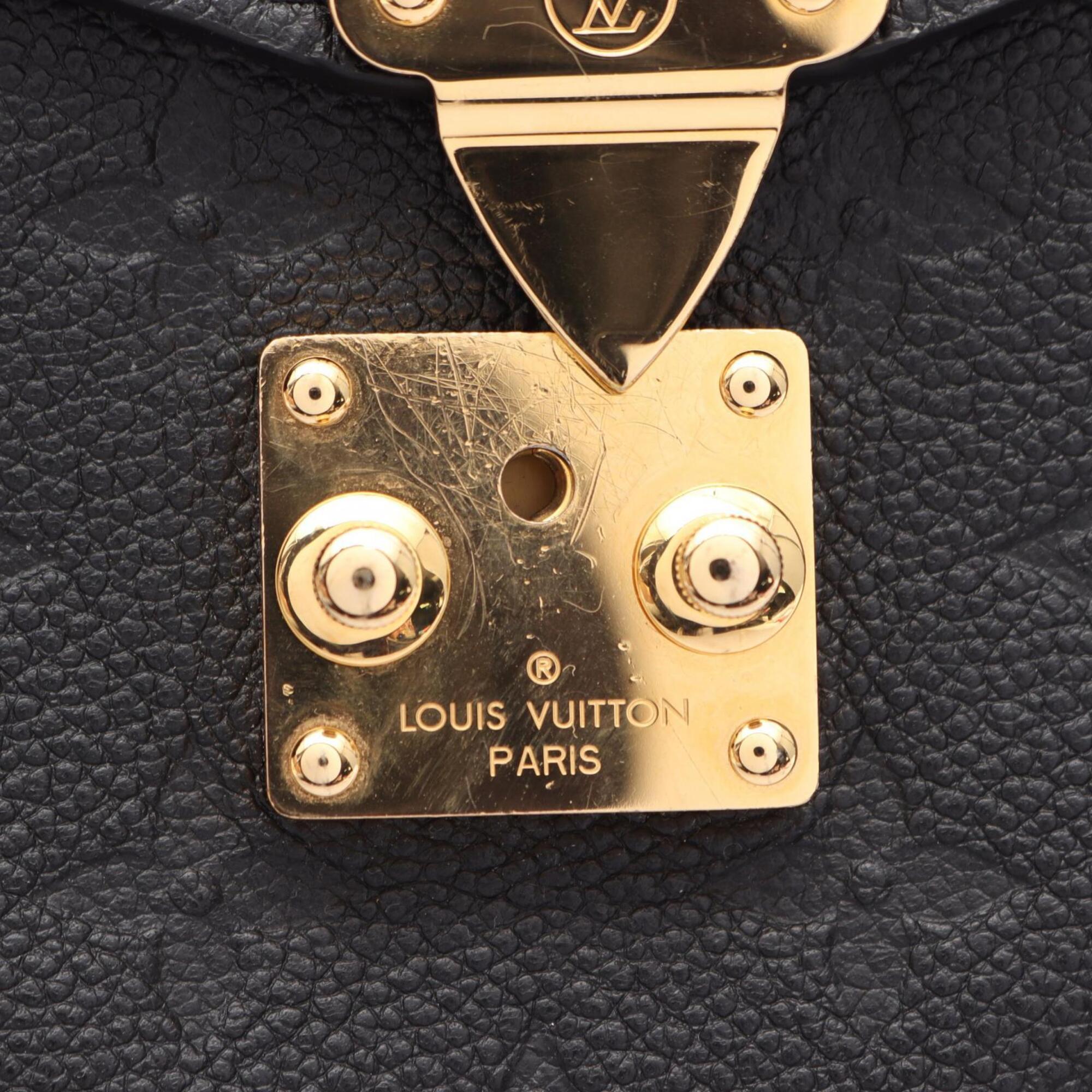 Louis Vuitton Black Monogram Empreinte Leather Handbag Pochette (Pre-Owned)