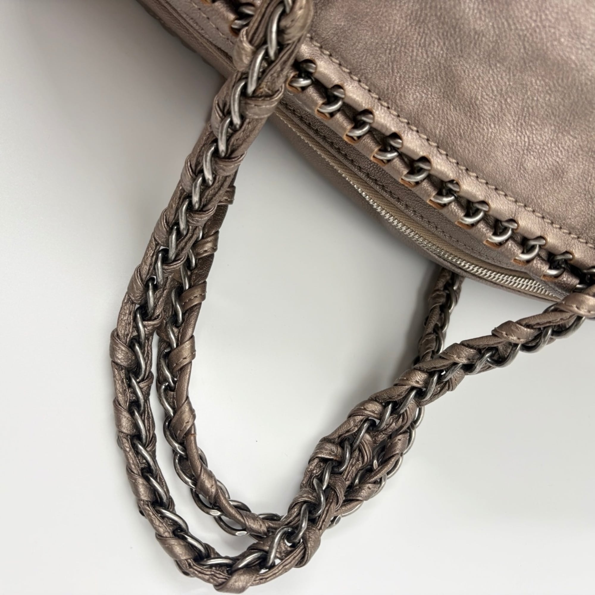 Chanel Gray Boston Bag (Pre-Owned)
