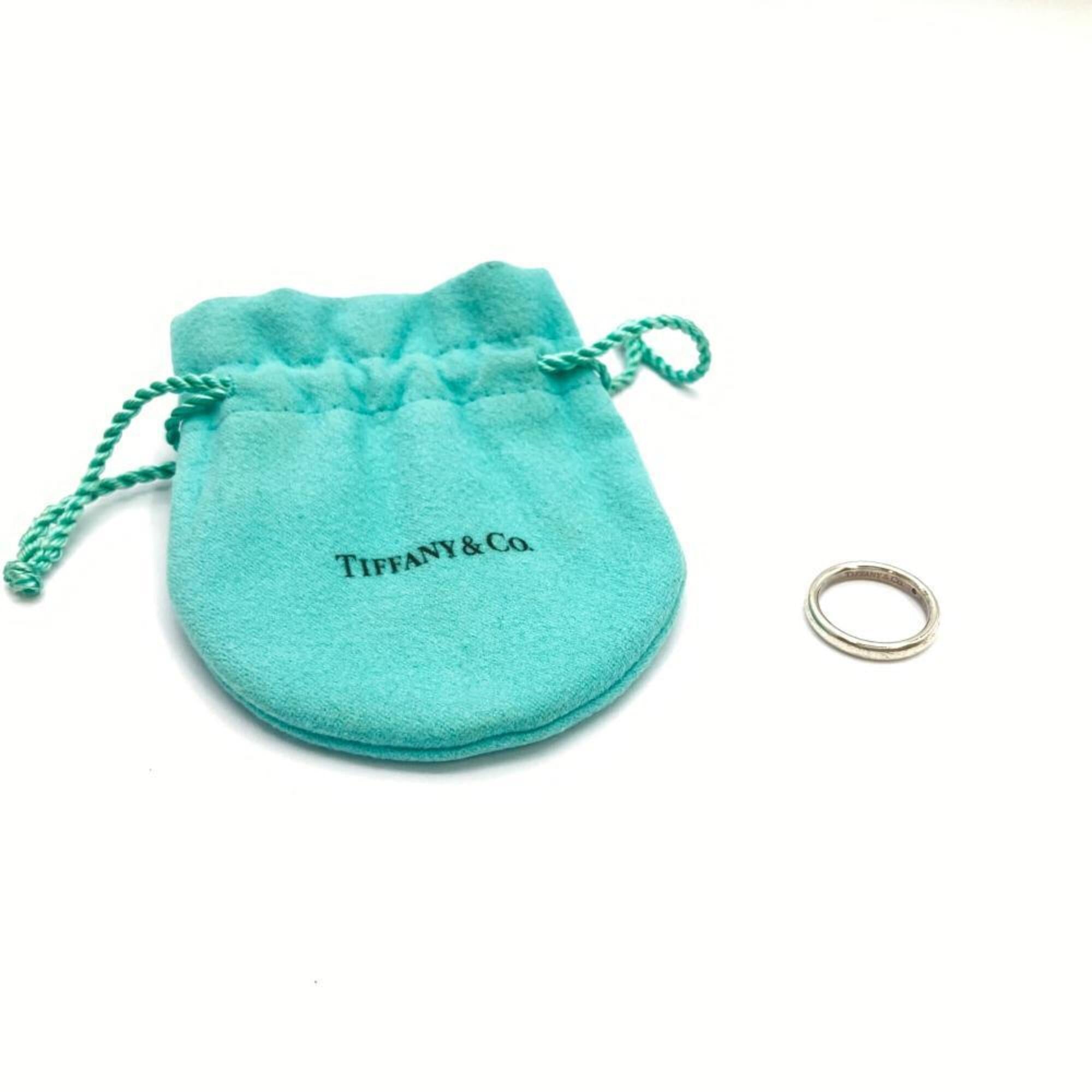 Tiffany Silver Silver 925 Band Ring (Pre-Owned)