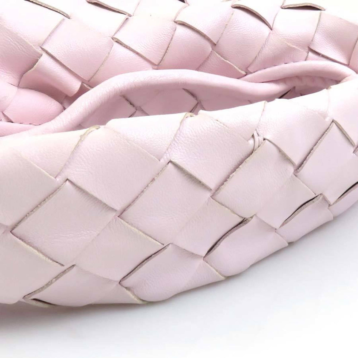 Bottega Veneta Light Pink Intrecciato Handbag Shoulder Bag (Pre-Owned)