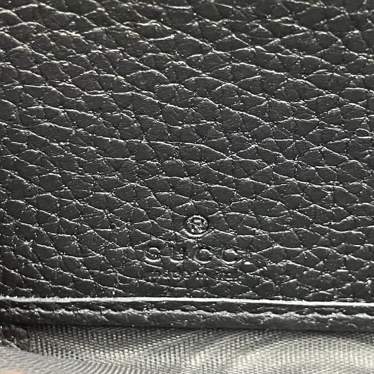 Gucci Bamboo Black Long Wallet (Bi-Fold) (Pre-Owned)