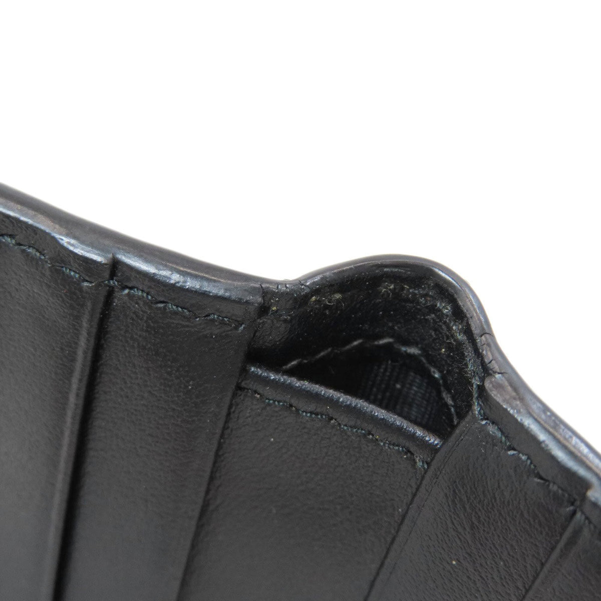 Prada Black Leather Wallet (Bi-Fold) (Pre-Owned)