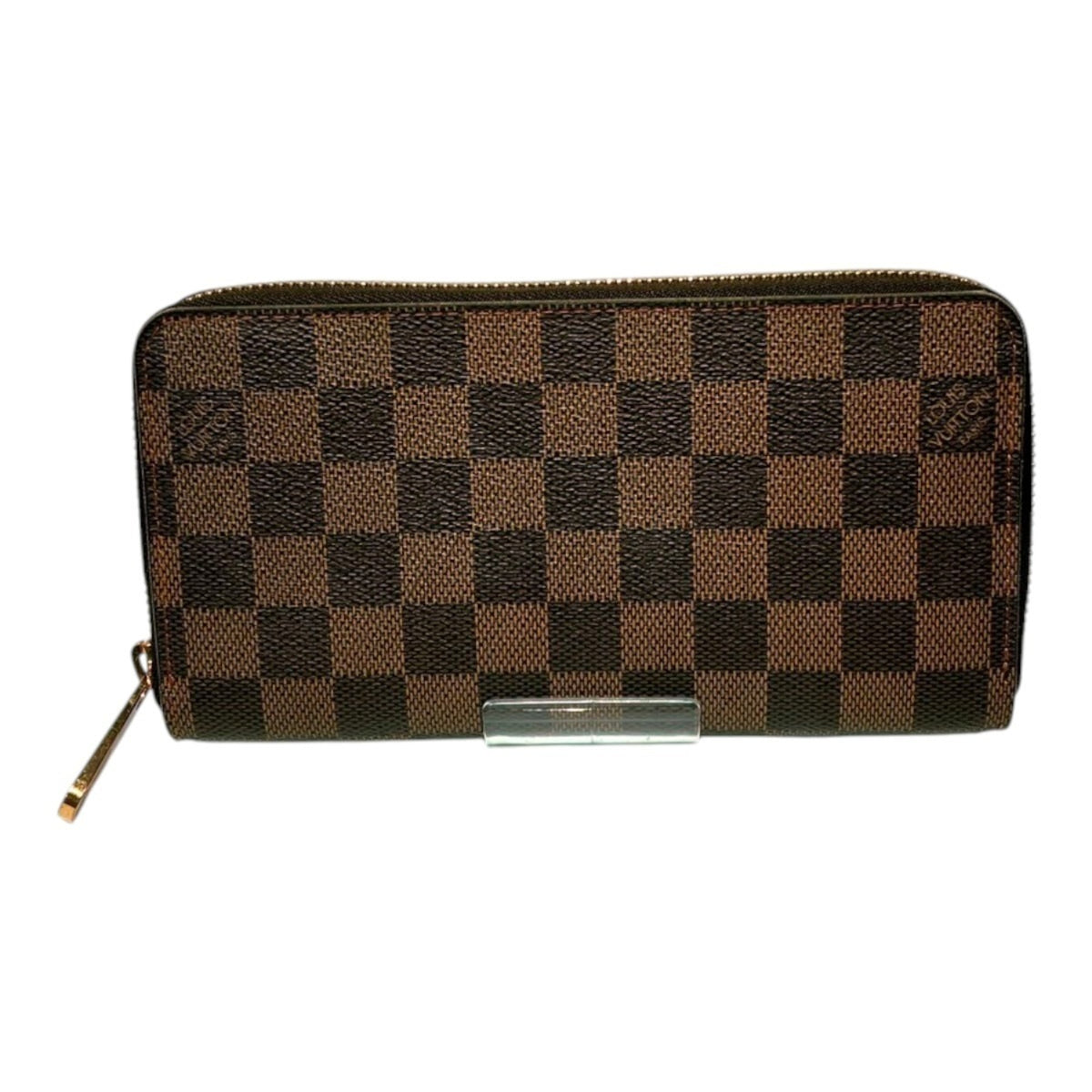 Louis Vuitton Brown Damier Canvas Long Wallet (Bi-Fold) (Pre-Owned)