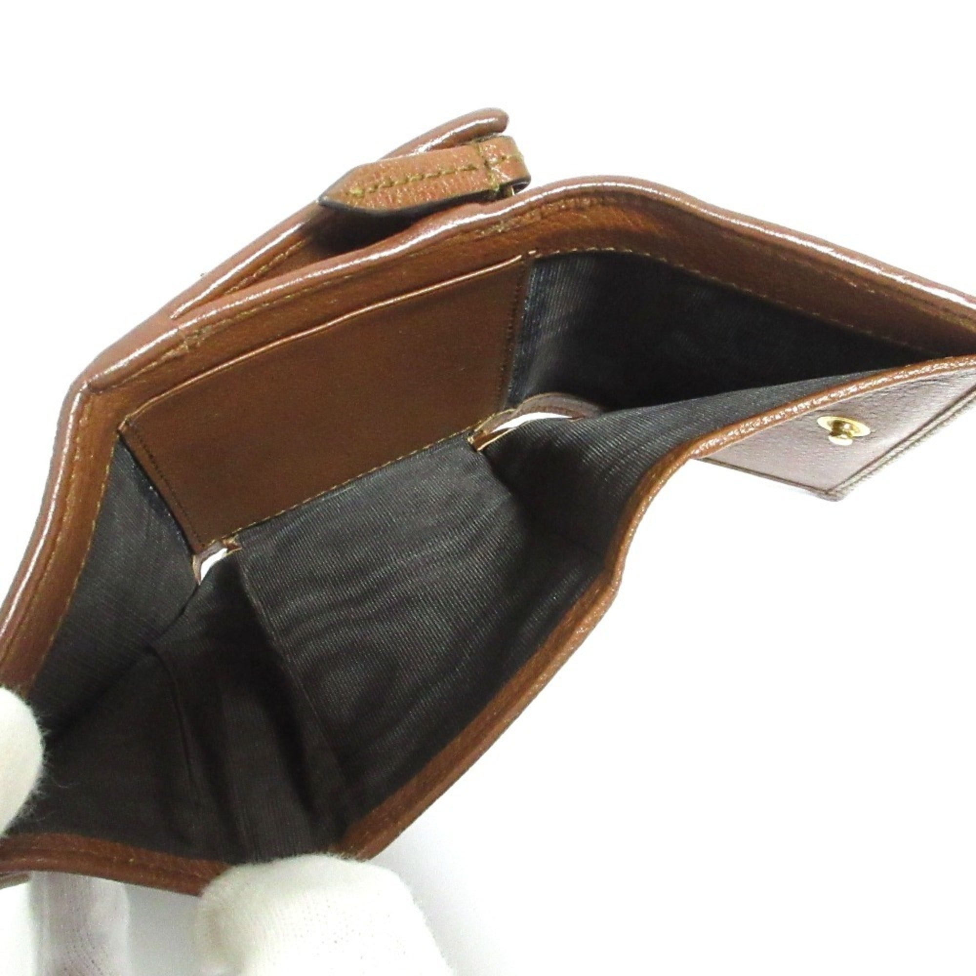 Gucci Bamboo Brown Wallet (Tri-Fold) (Pre-Owned)