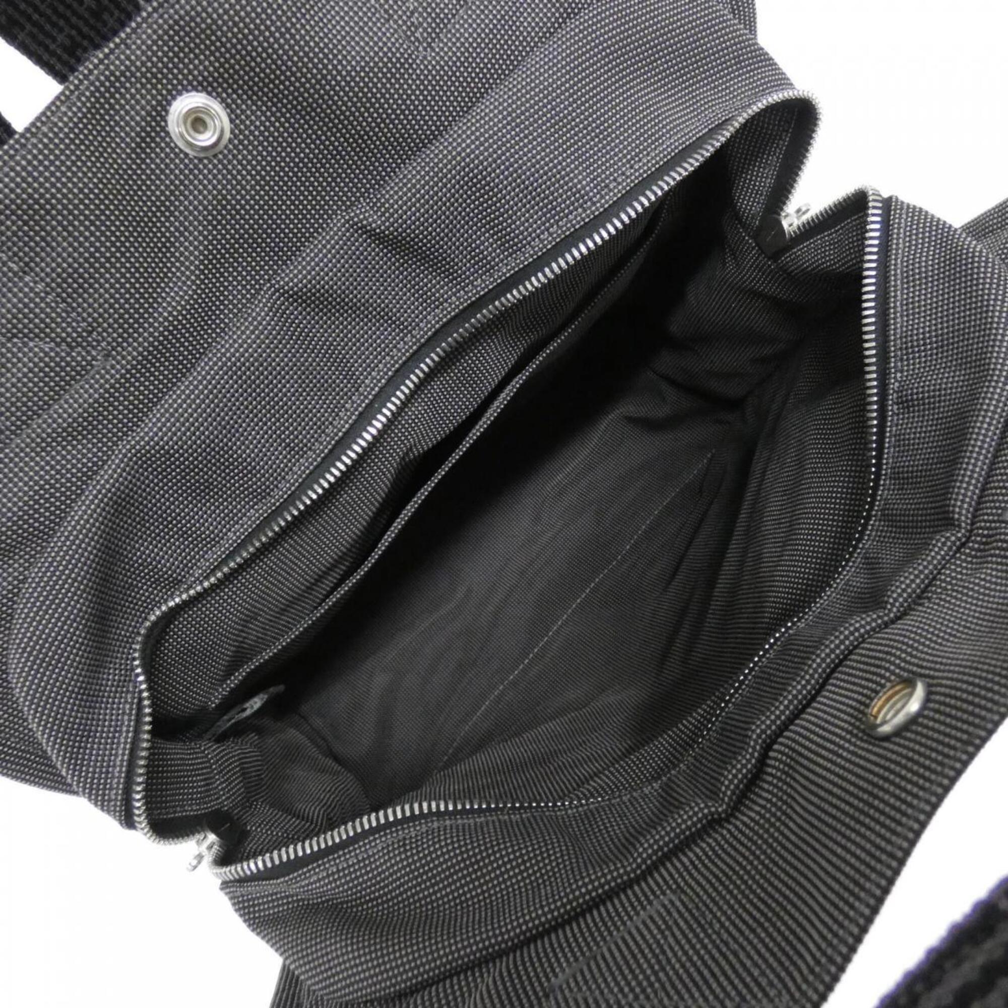 Hermes Black Canvas Backpack (Pre-Owned)