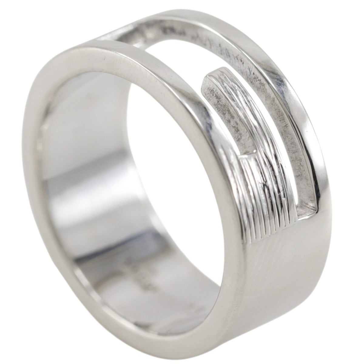 Gucci Silver 925 Band Ring (Pre-Owned)
