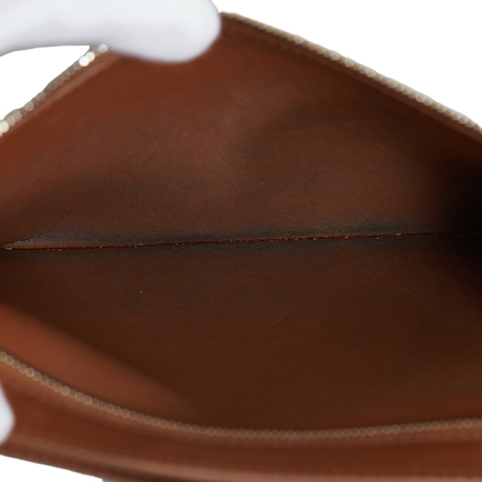 Celine Blue Brown Leather Wallet (Bi-Fold) (Pre-Owned)