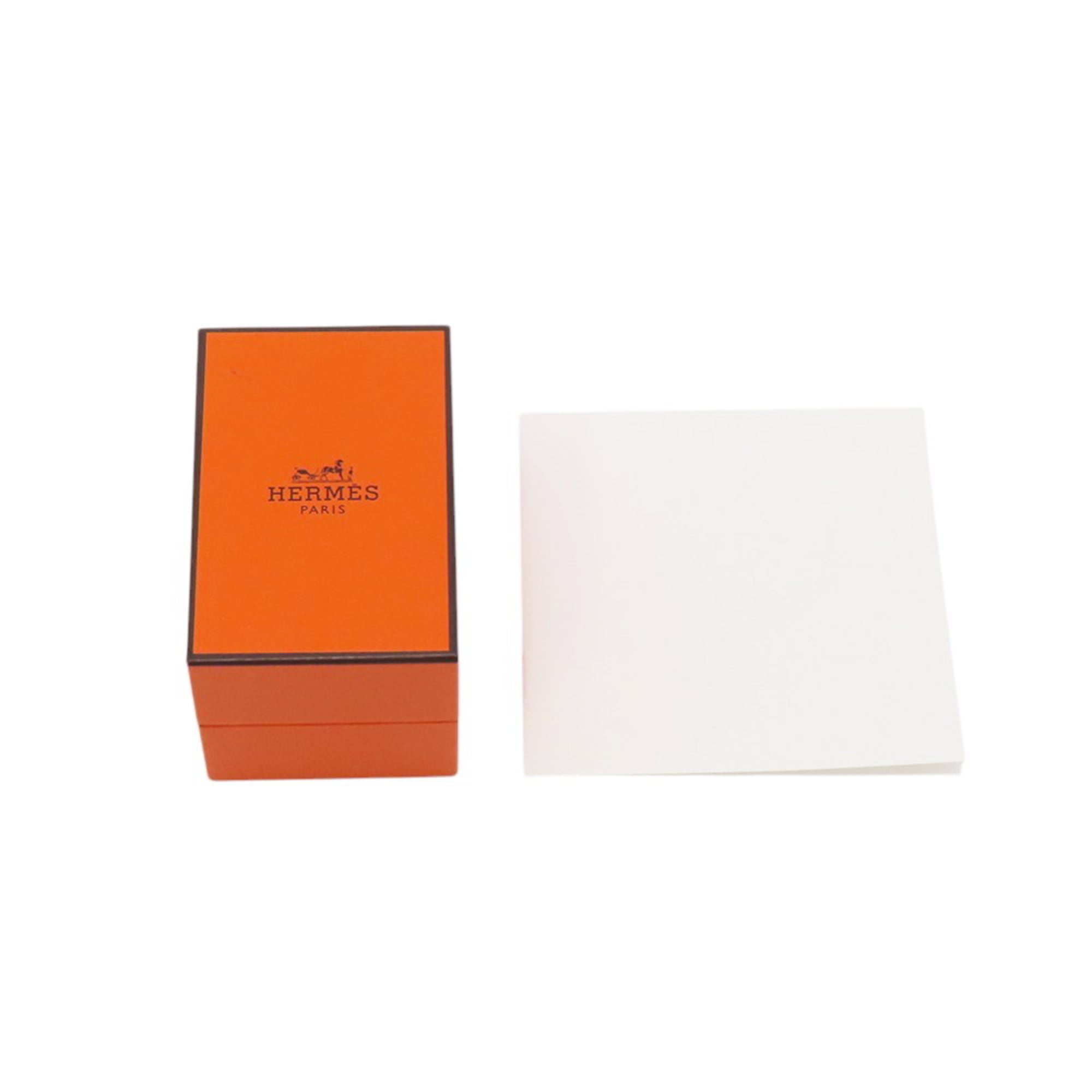 Hermes Silver 925 Band Ring (Pre-Owned)