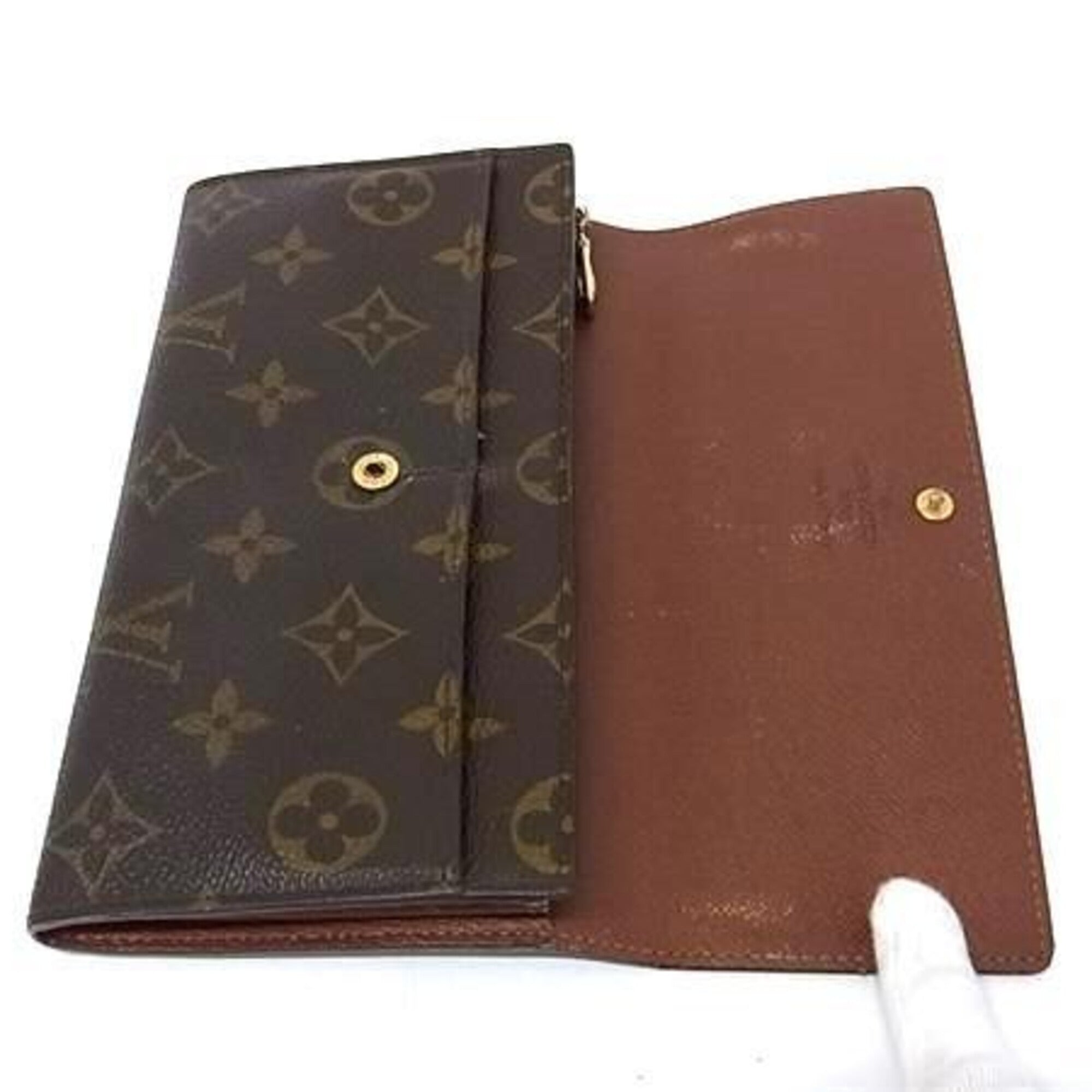 Louis Vuitton Brown Monogram Monogram Long Wallet (Bi-Fold) (Pre-Owned)