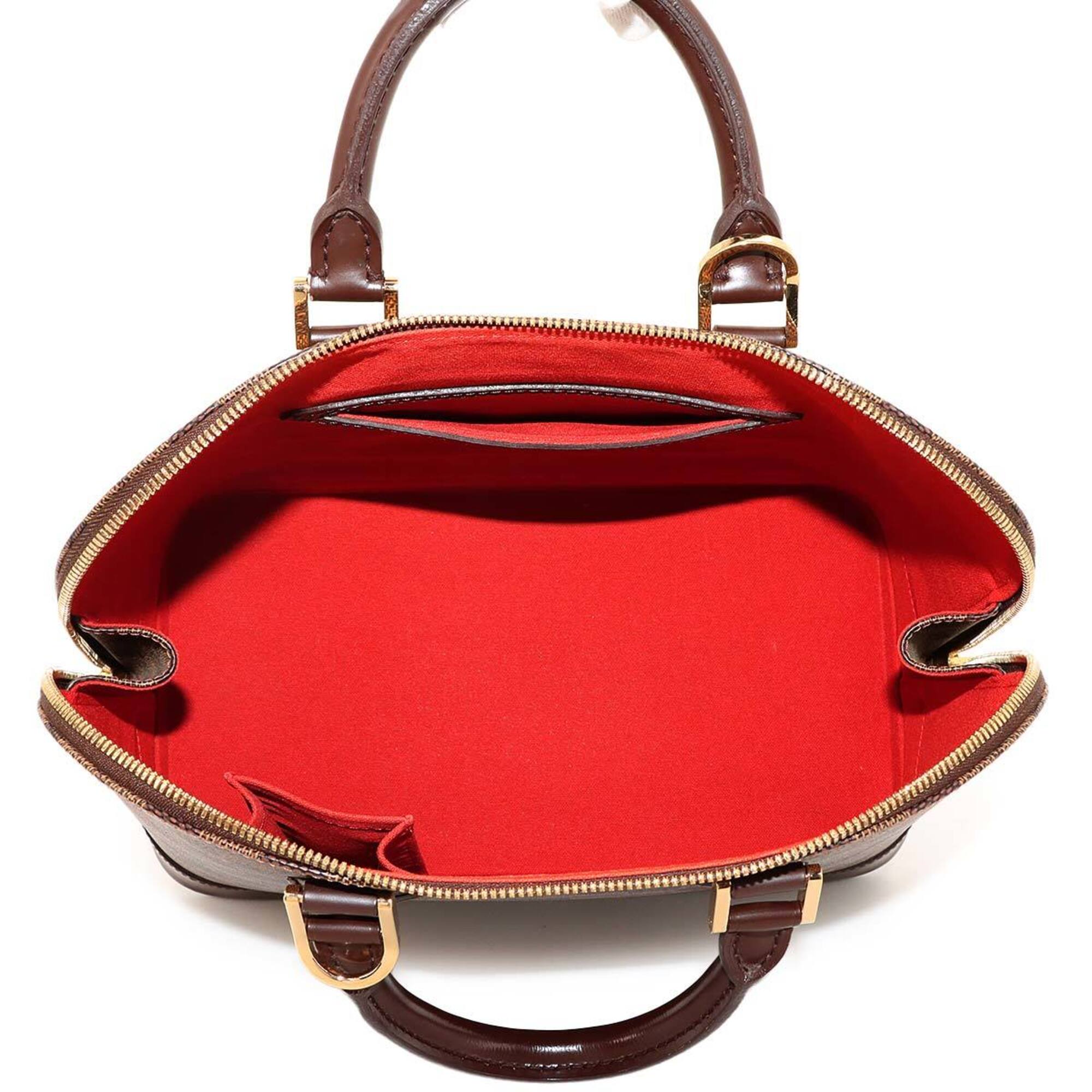 Louis Vuitton Ebene Damier Canvas Handbag (Pre-Owned)
