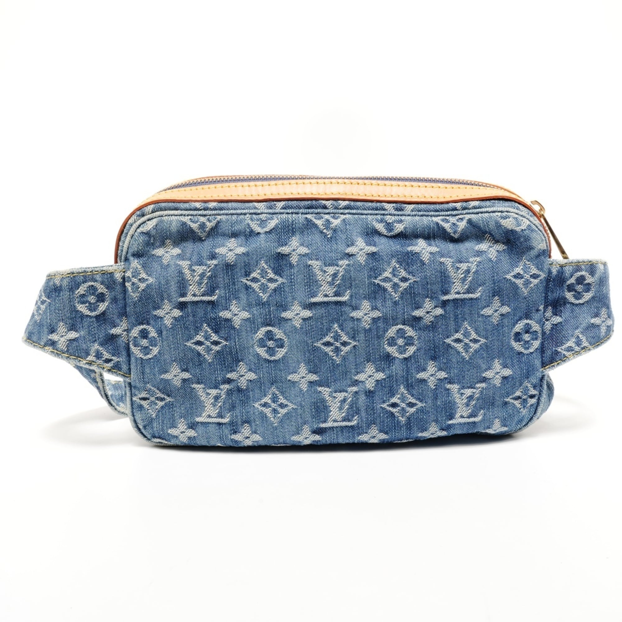 Louis Vuitton Monogram Denim Blue Denim Fanny Pack (Pre-Owned)