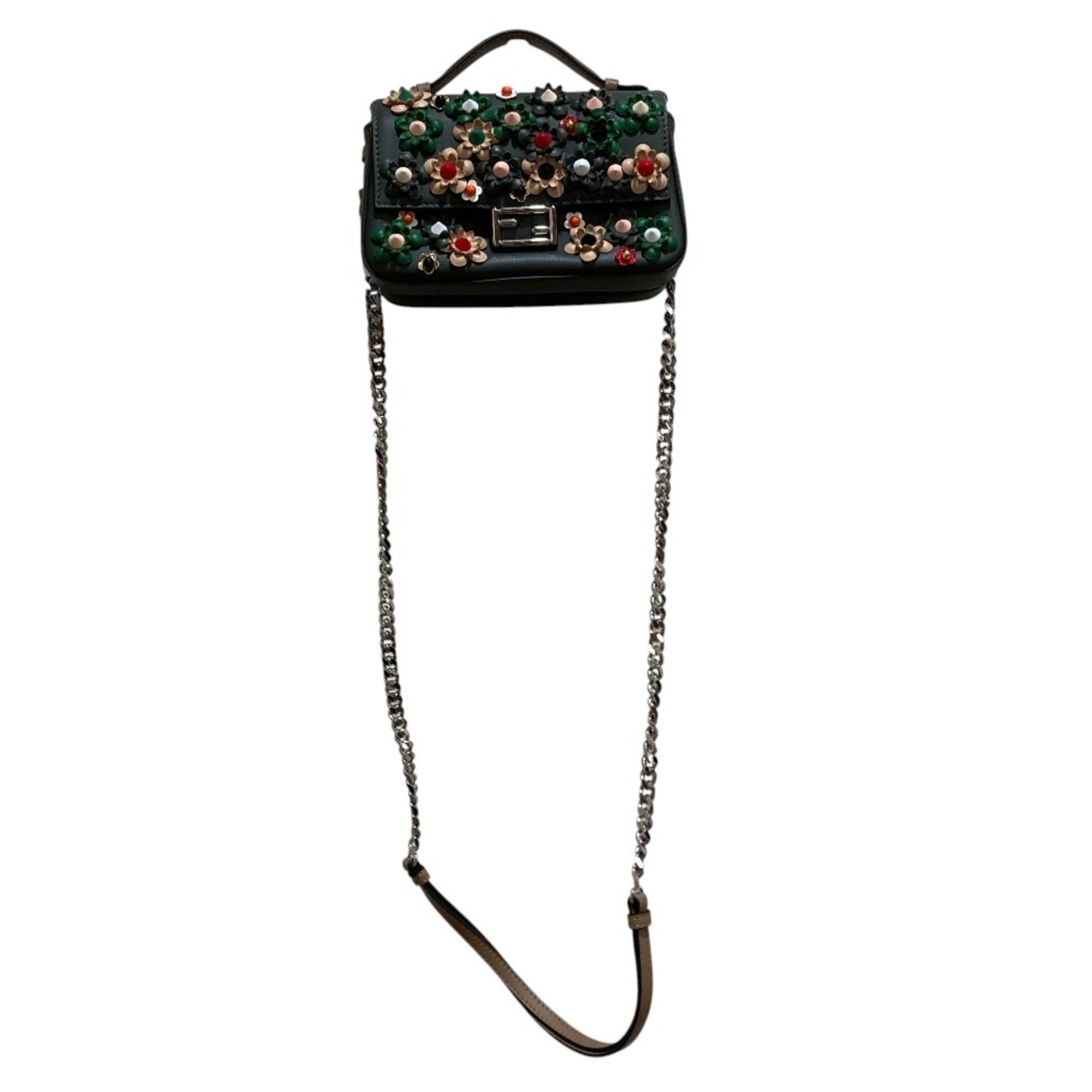 Fendi Khaki Shoulder Bag (Pre-Owned)