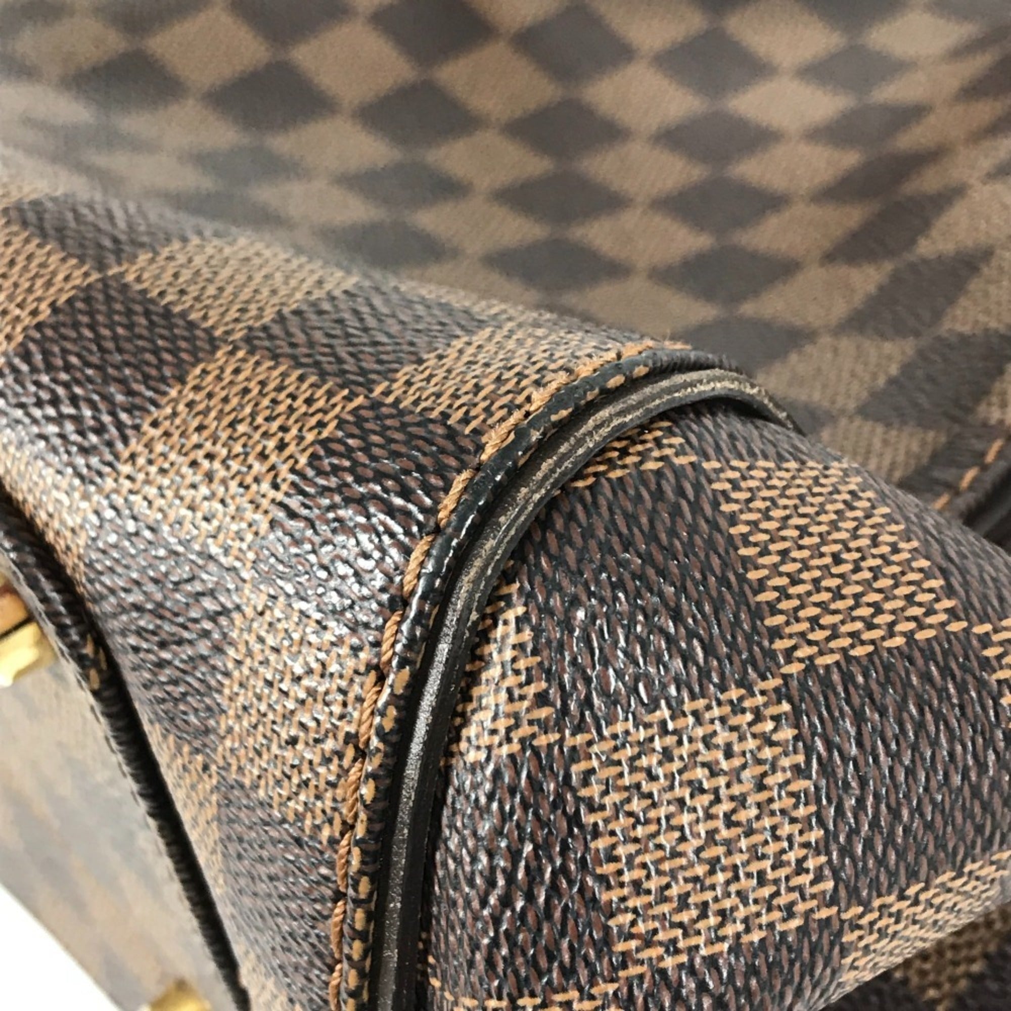 Louis Vuitton Damier Brown Ebene Damier Canvas Shoulder Bag Tote Bag (Pre-Owned)