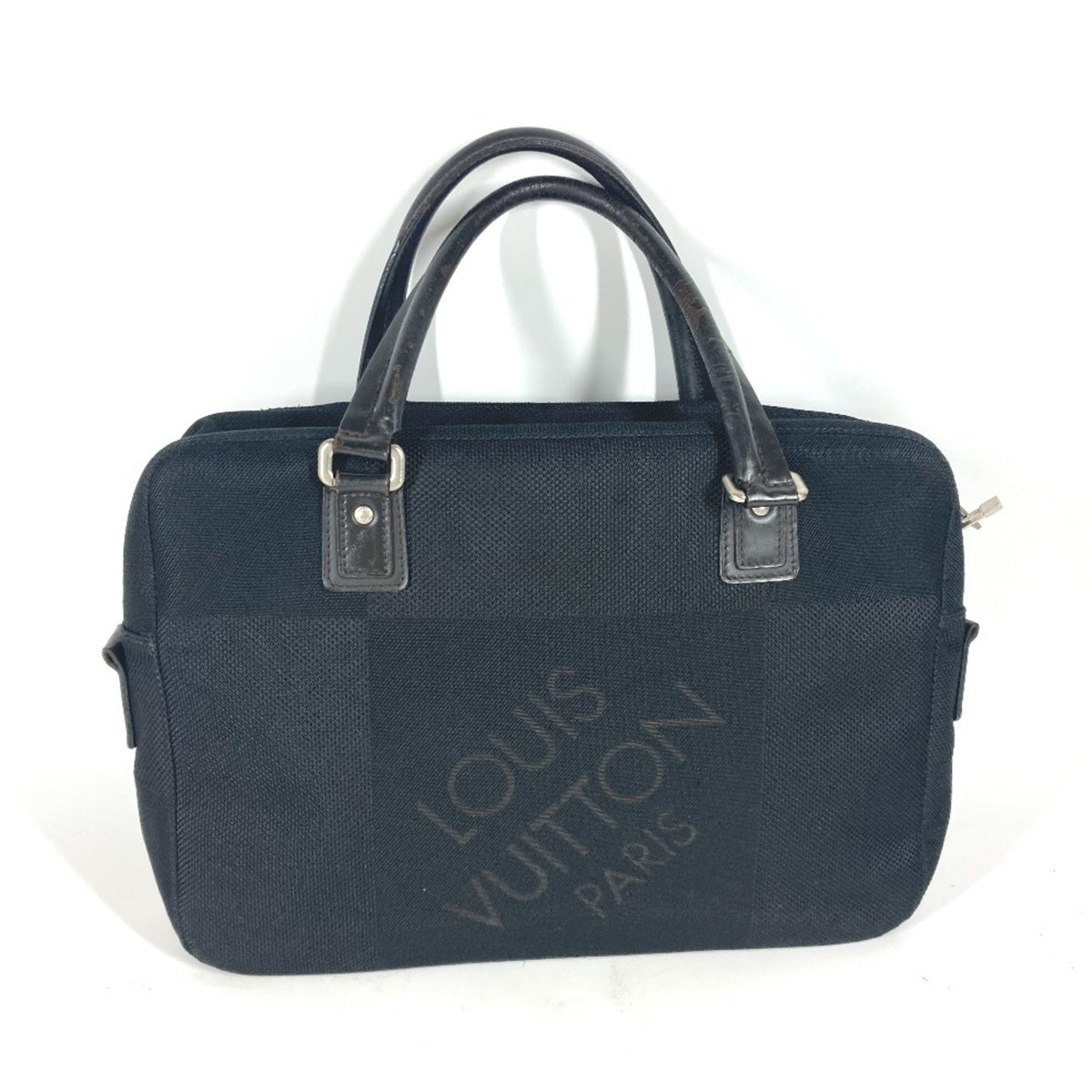Louis Vuitton Black Noir Damier Geant Handbag Tote Bag (Pre-Owned)