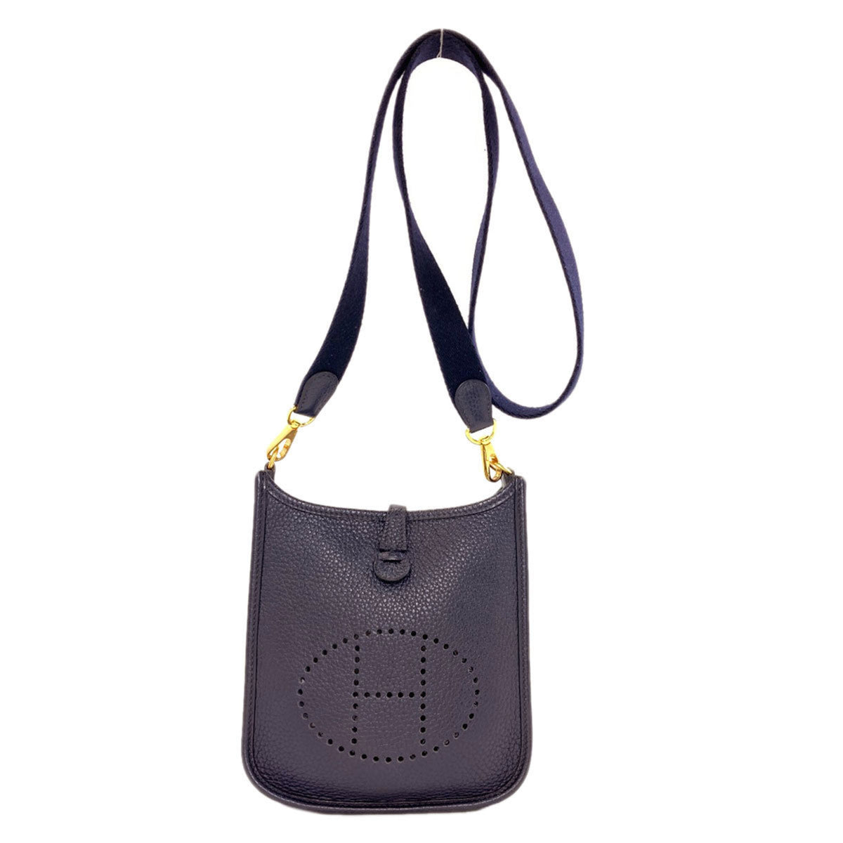 Hermes Navy Shoulder Bag (Pre-Owned)