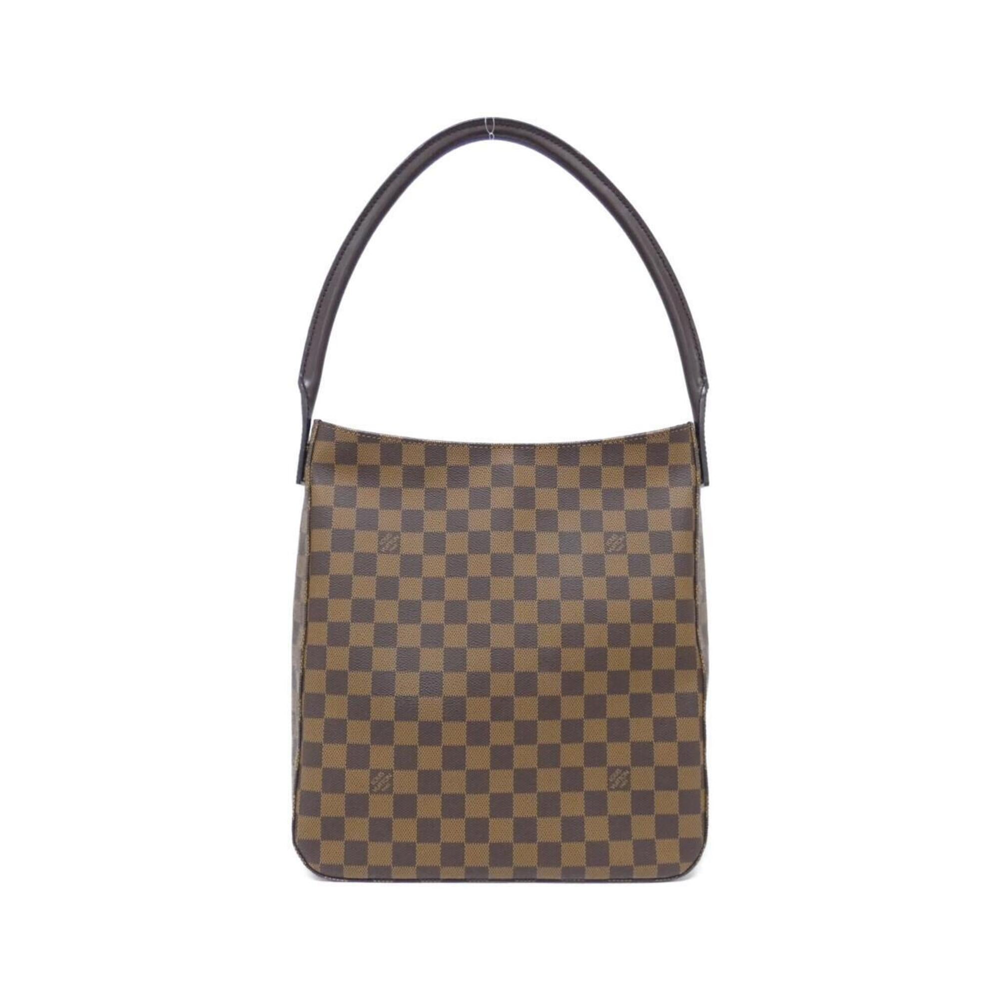 Louis Vuitton Brown Coated Canvas Shoulder Bag (Pre-Owned)