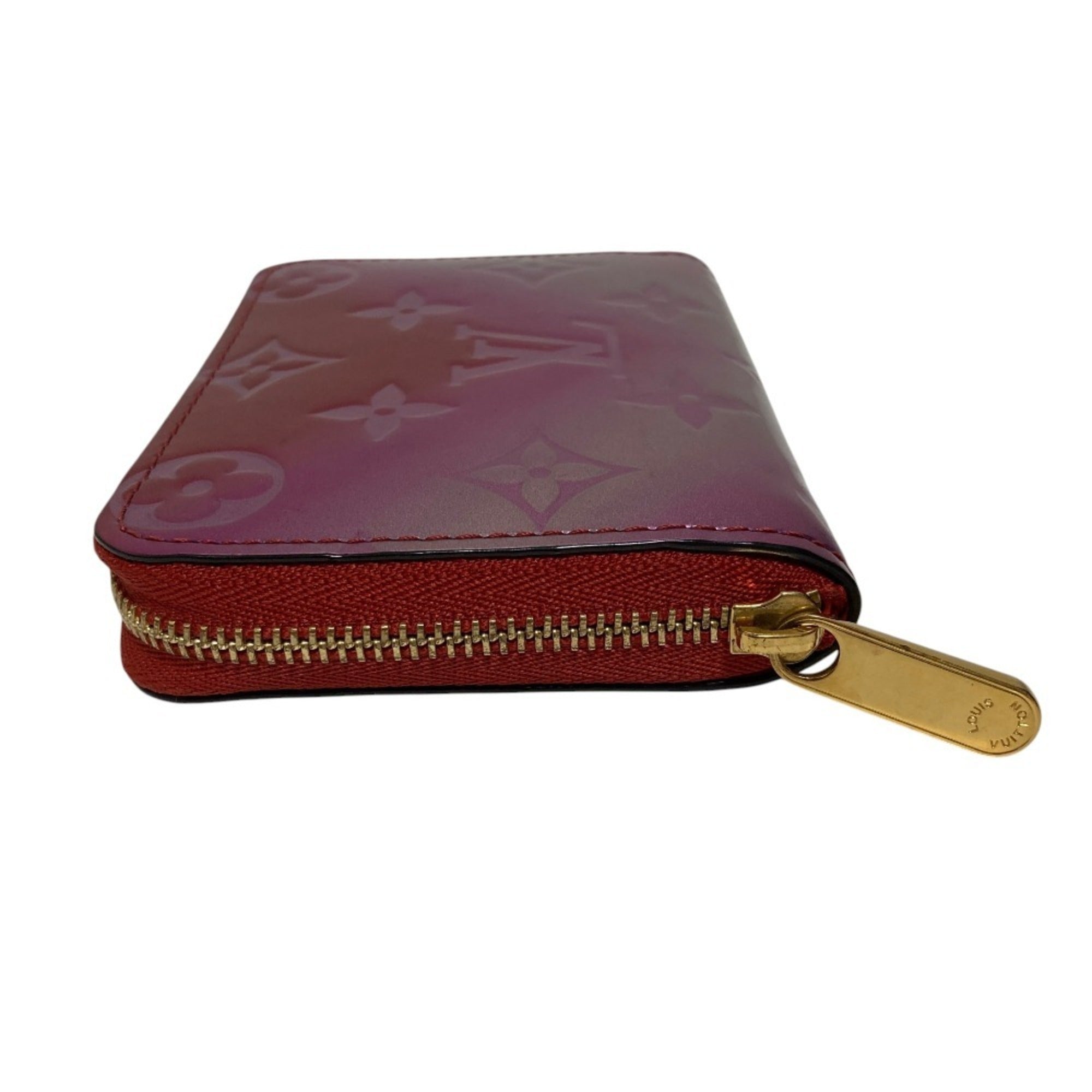 Louis Vuitton Monogram Vernis Metallic Pink Monogram Vernis Coin Purse/Coin Case (Pre-Owned)