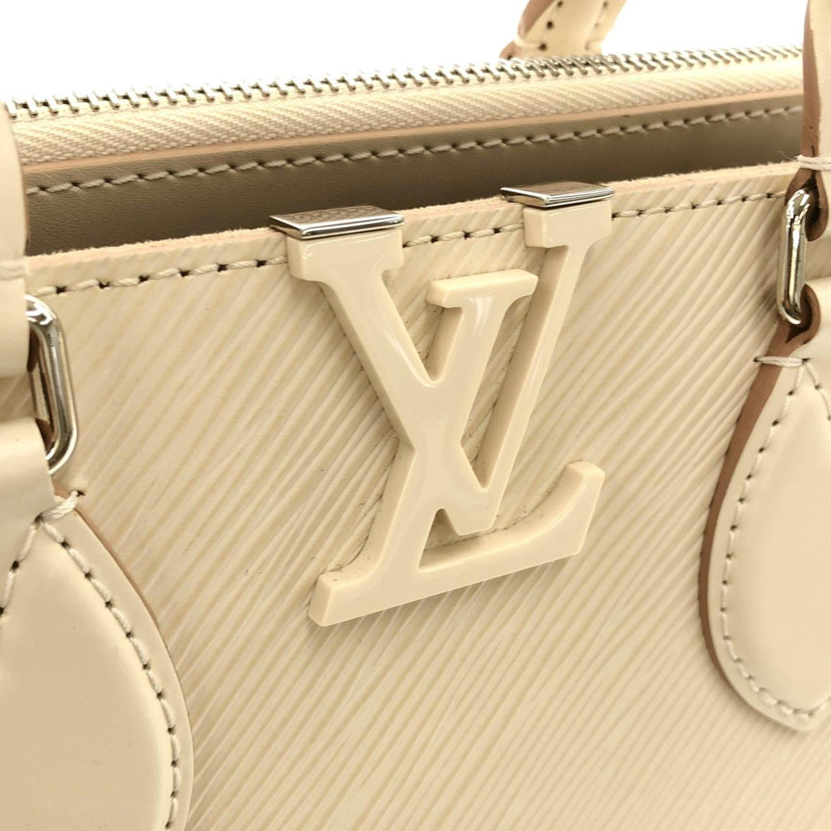 Louis Vuitton Beige Leather Handbag (Pre-Owned)