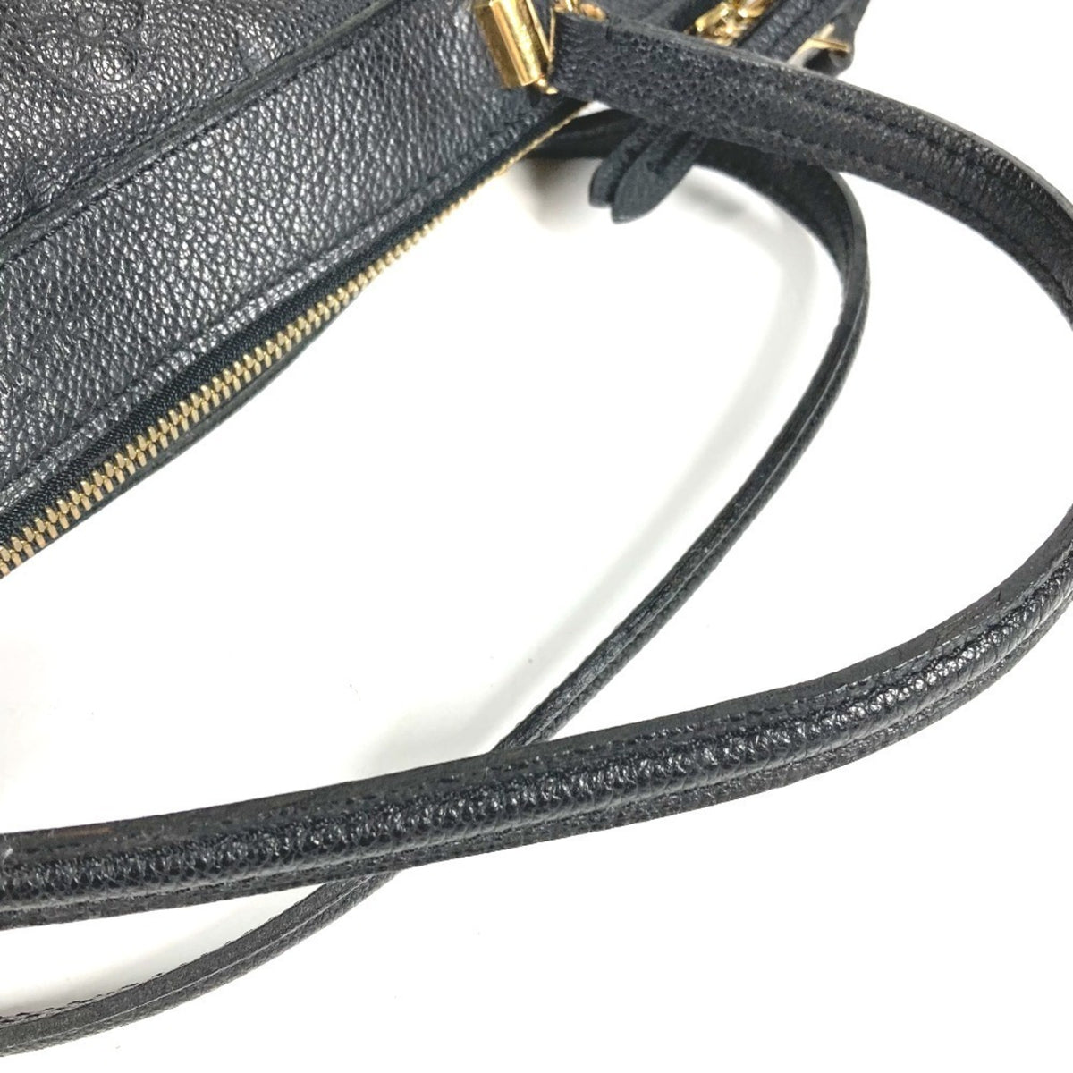 Louis Vuitton Black Noir Monogram Empreinte Handbag Shoulder Bag Tote Bag (Pre-Owned)