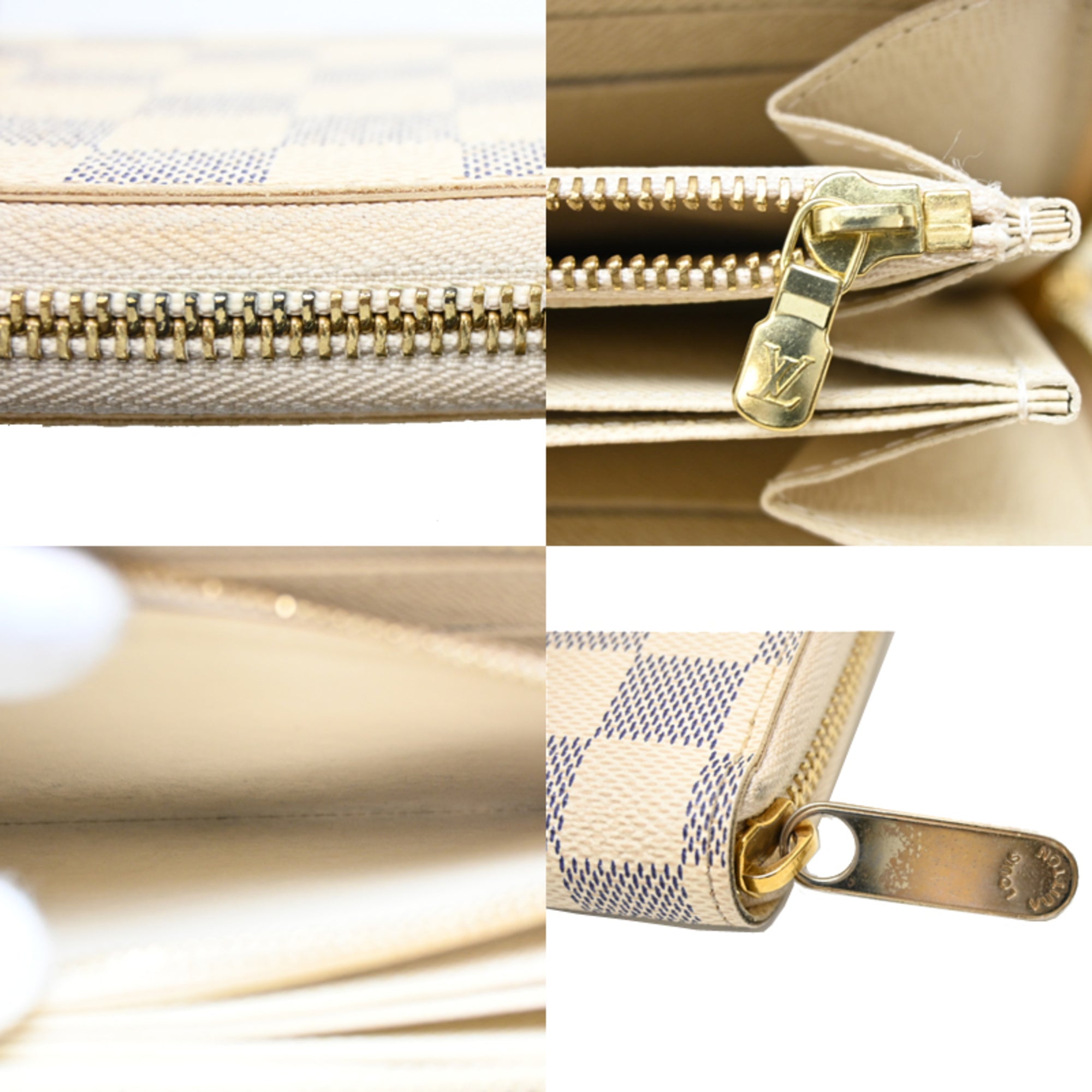 Louis Vuitton Azur Damier Azur Long Wallet (Bi-Fold) (Pre-Owned)