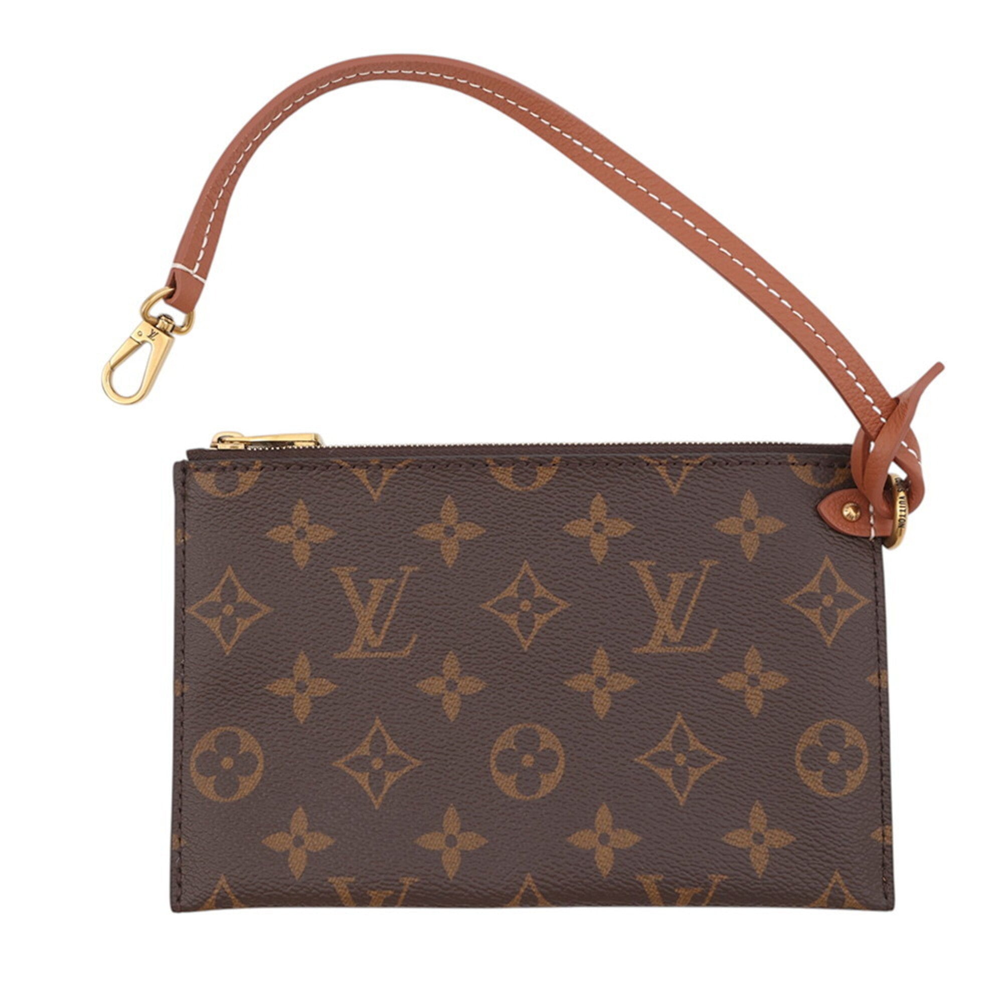 Louis Vuitton Cognac Leather Handbag Pouch Shoulder Bag (Pre-Owned)