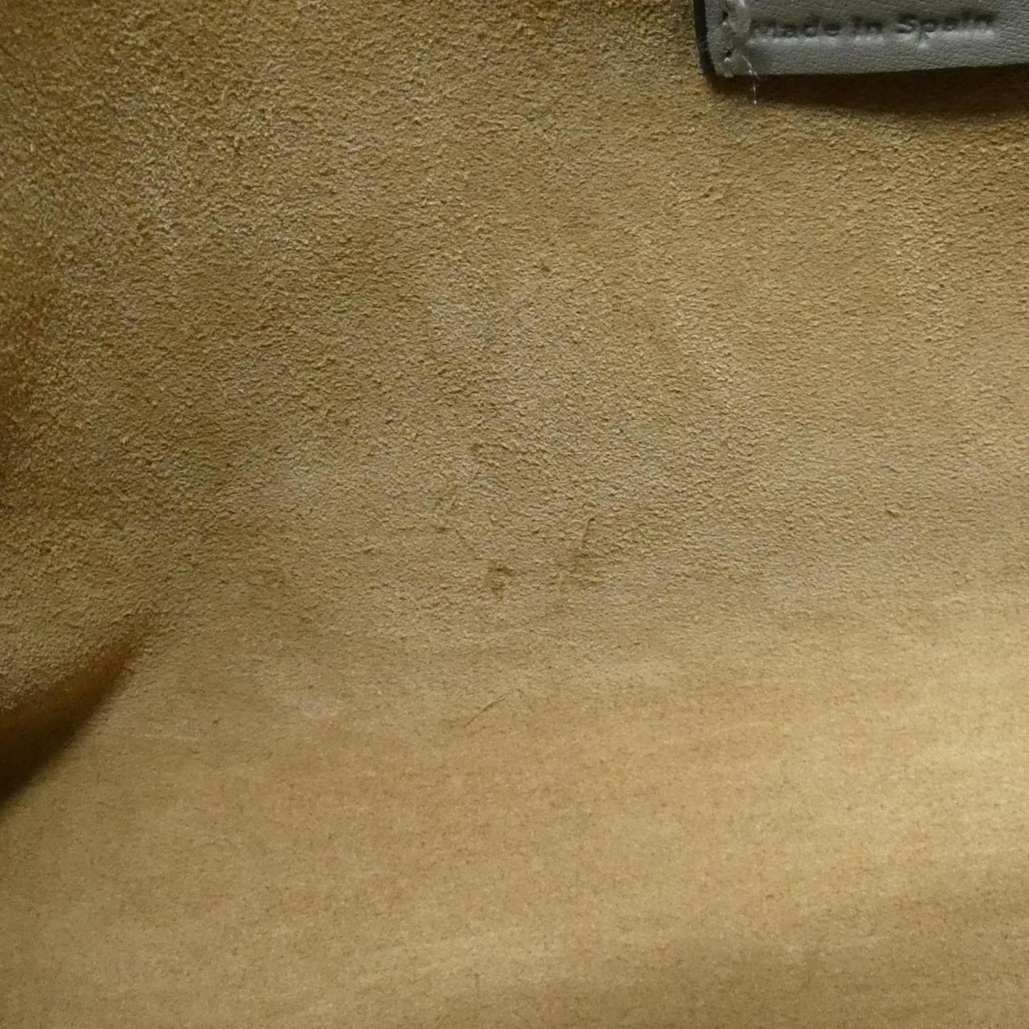Loewe Gray Leather Handbag (Pre-Owned)