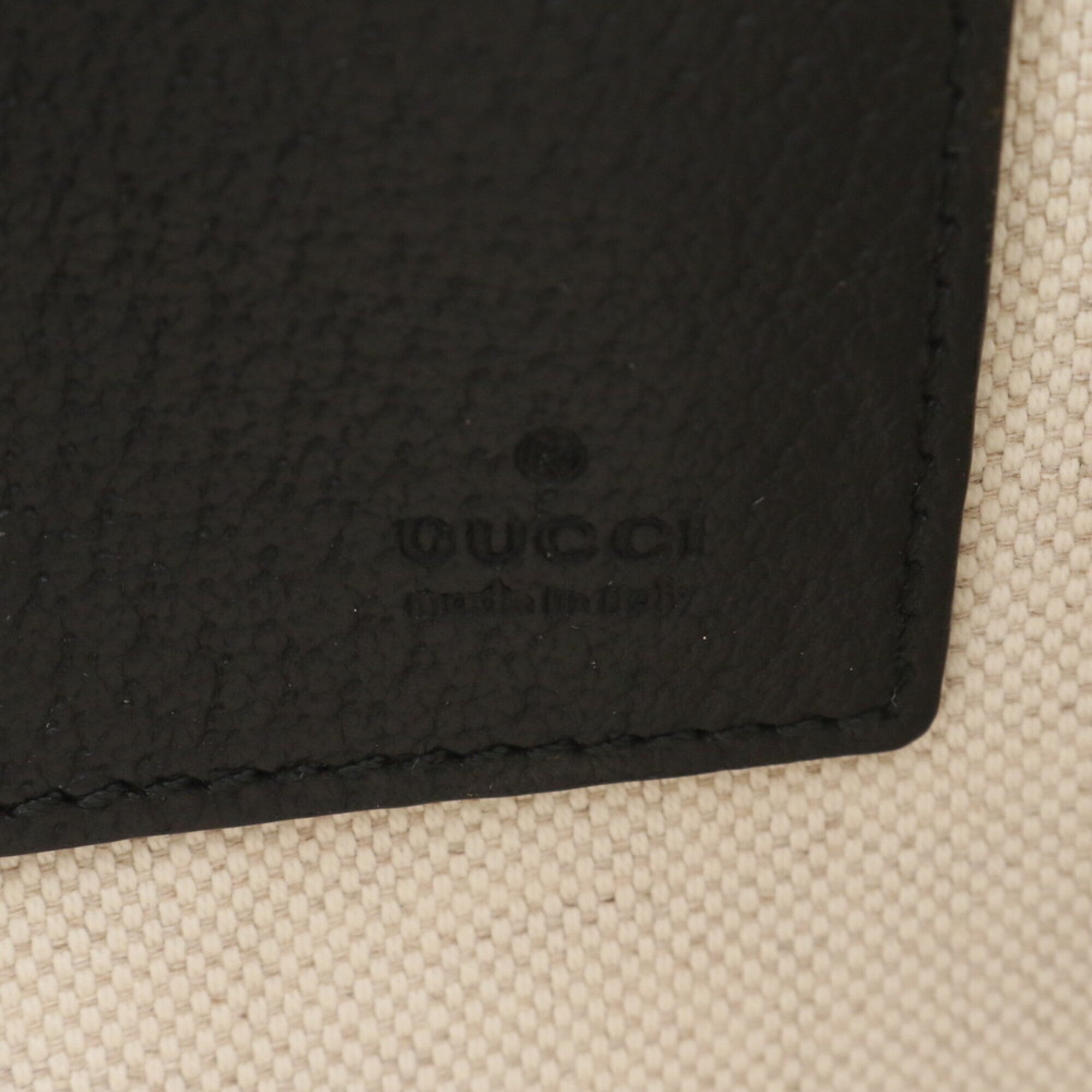 Gucci Black Leather Clutch Bag Pouch (Pre-Owned)
