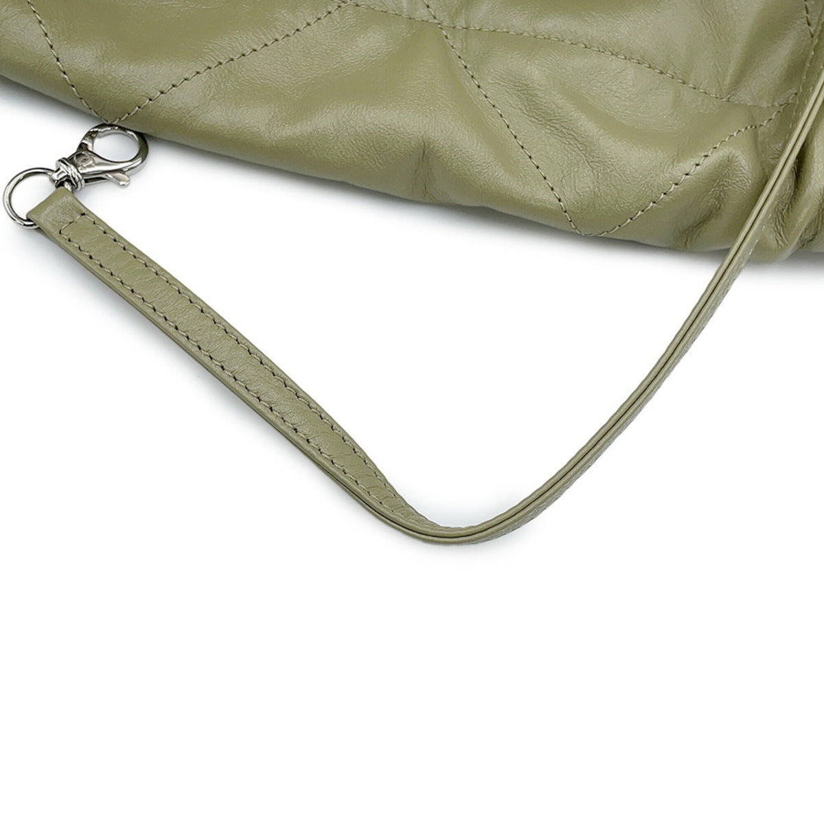 Chanel Khaki Leather Handbag (Pre-Owned)